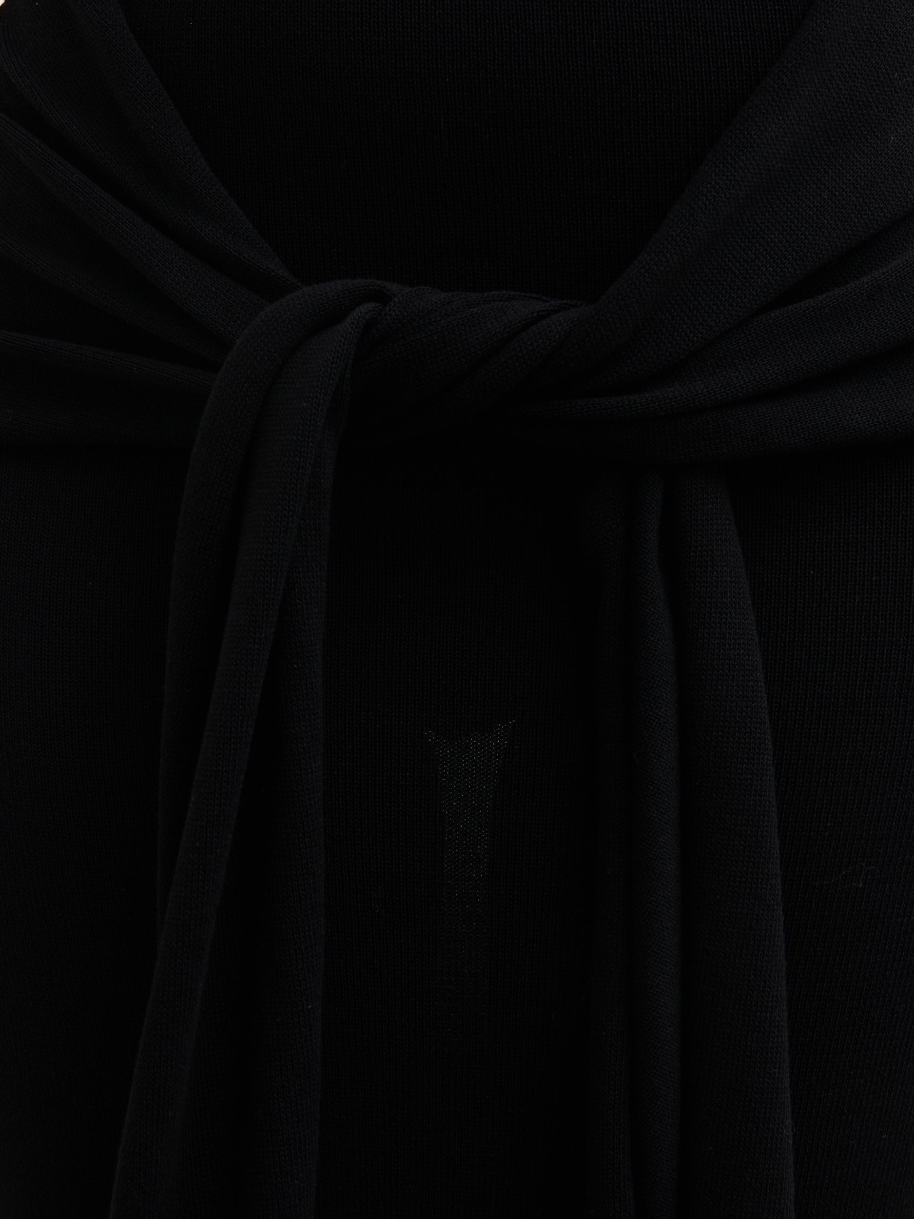 Bernelle Halterneck Tie Waist Knit Midaxi Dress - Black