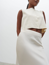 Breya Maxi Skirt - Oyster
