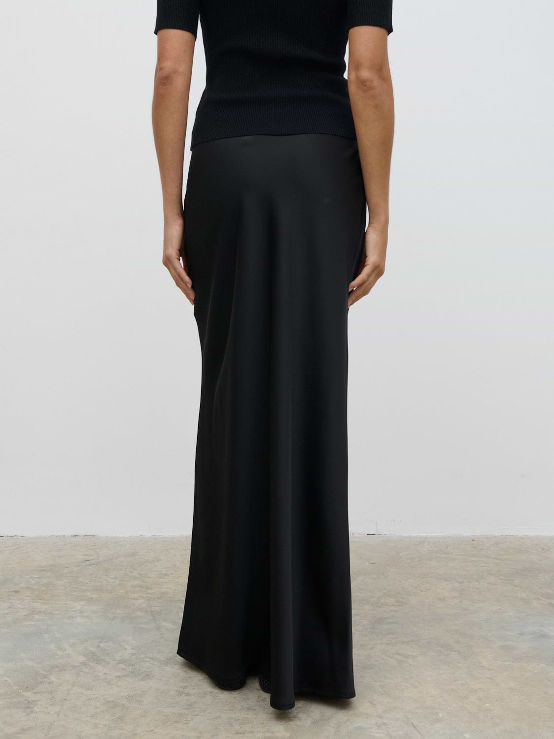 Breya Maxi Skirt - Black