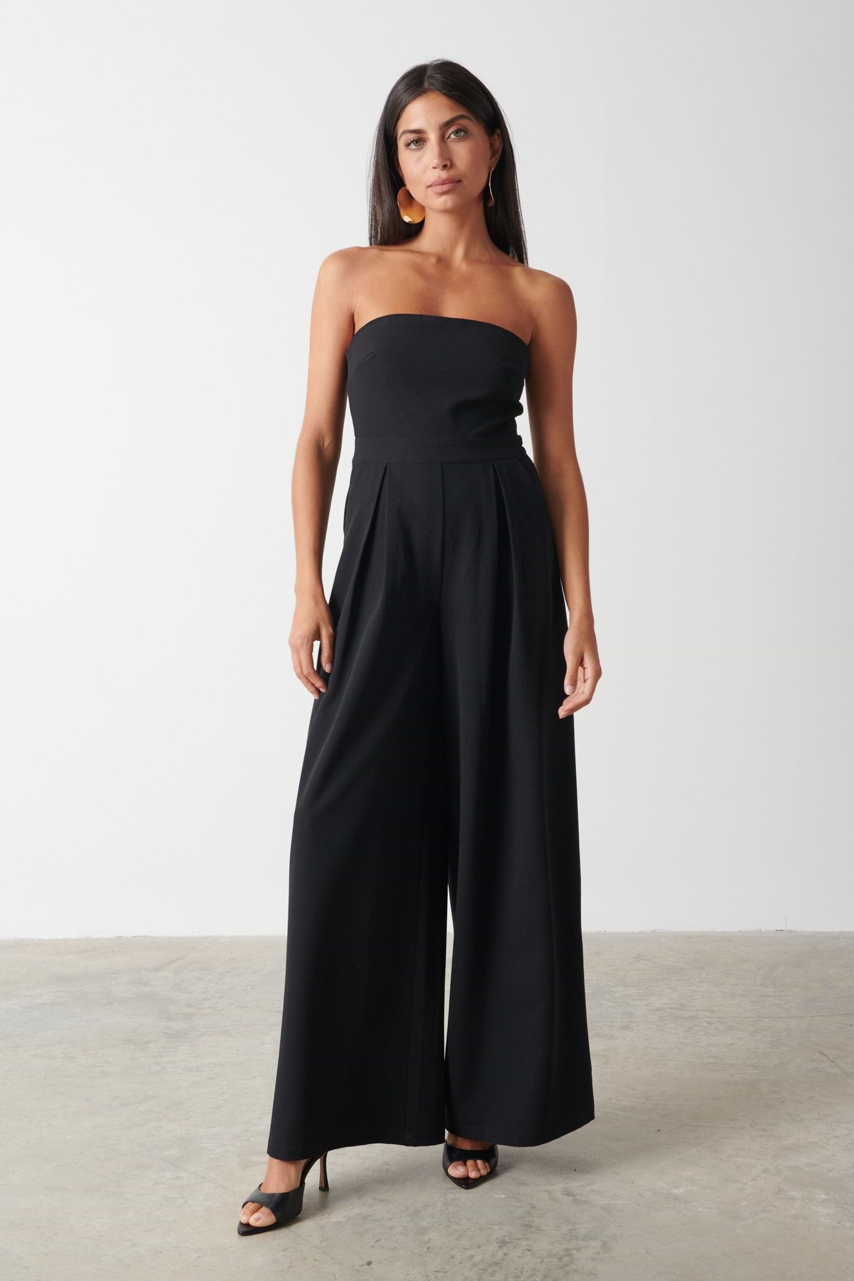 Campbell Bandeau Jumpsuit - Black