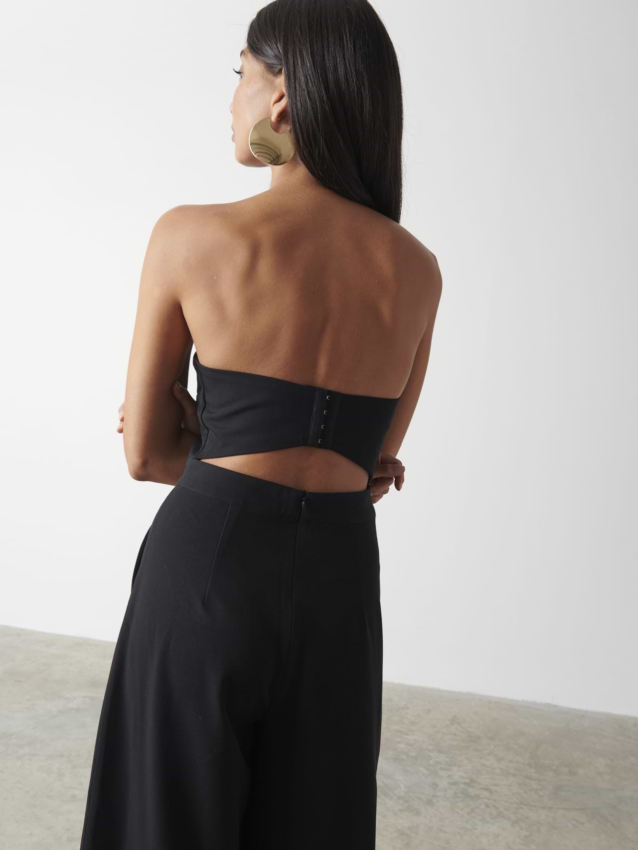 Campbell Bandeau Jumpsuit - Black