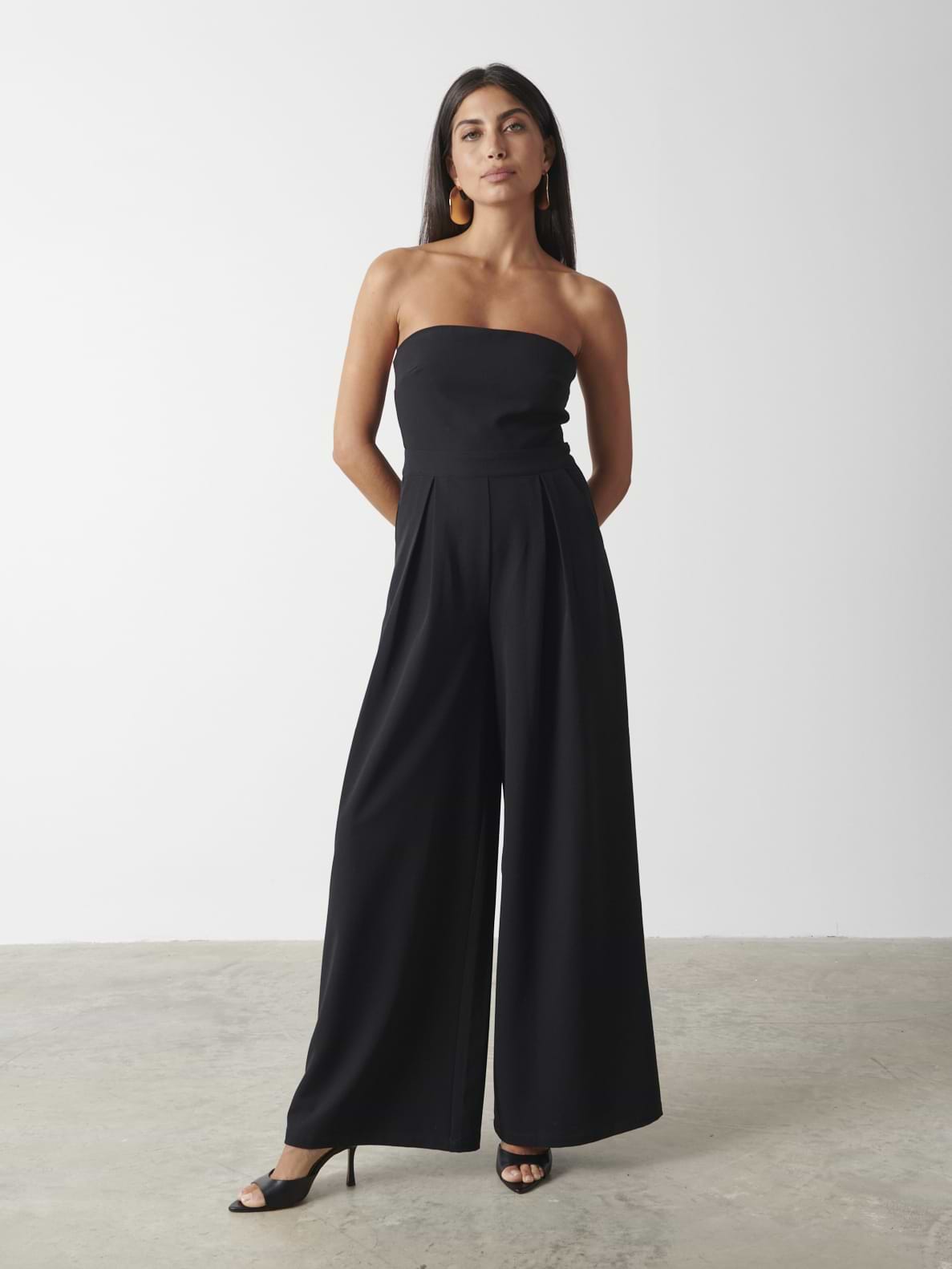 Campbell Bandeau Jumpsuit - Black