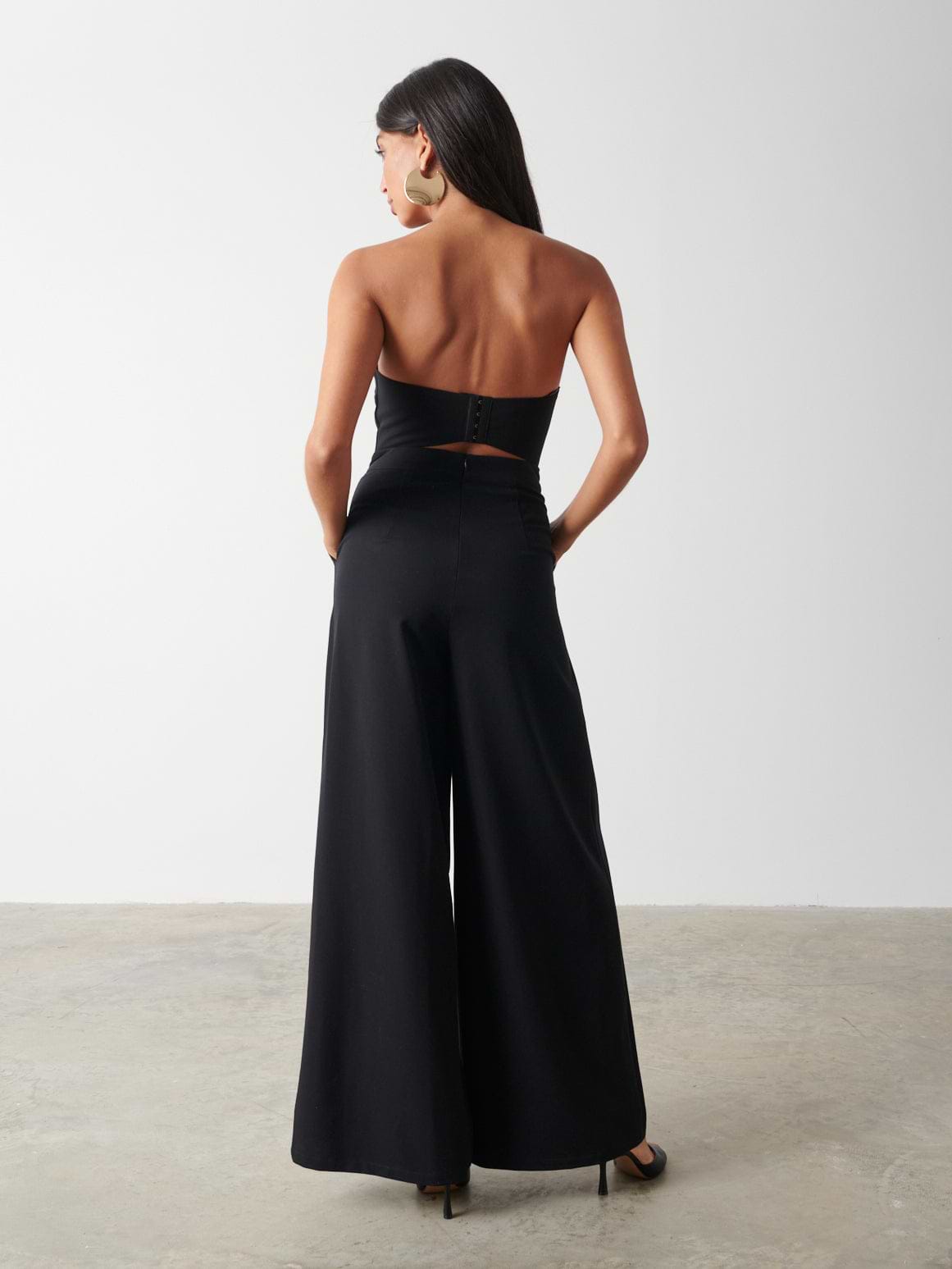 Campbell Bandeau Jumpsuit - Black