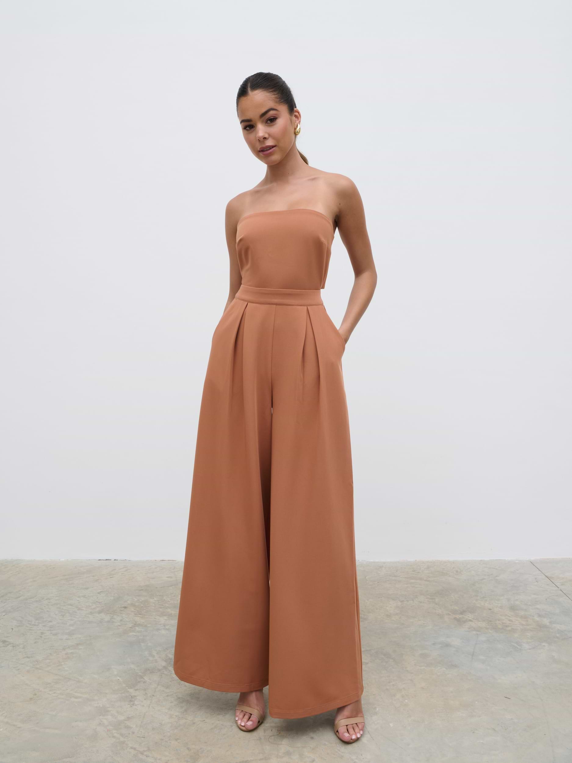 Campbell Bandeau Jumpsuit - Sunburn