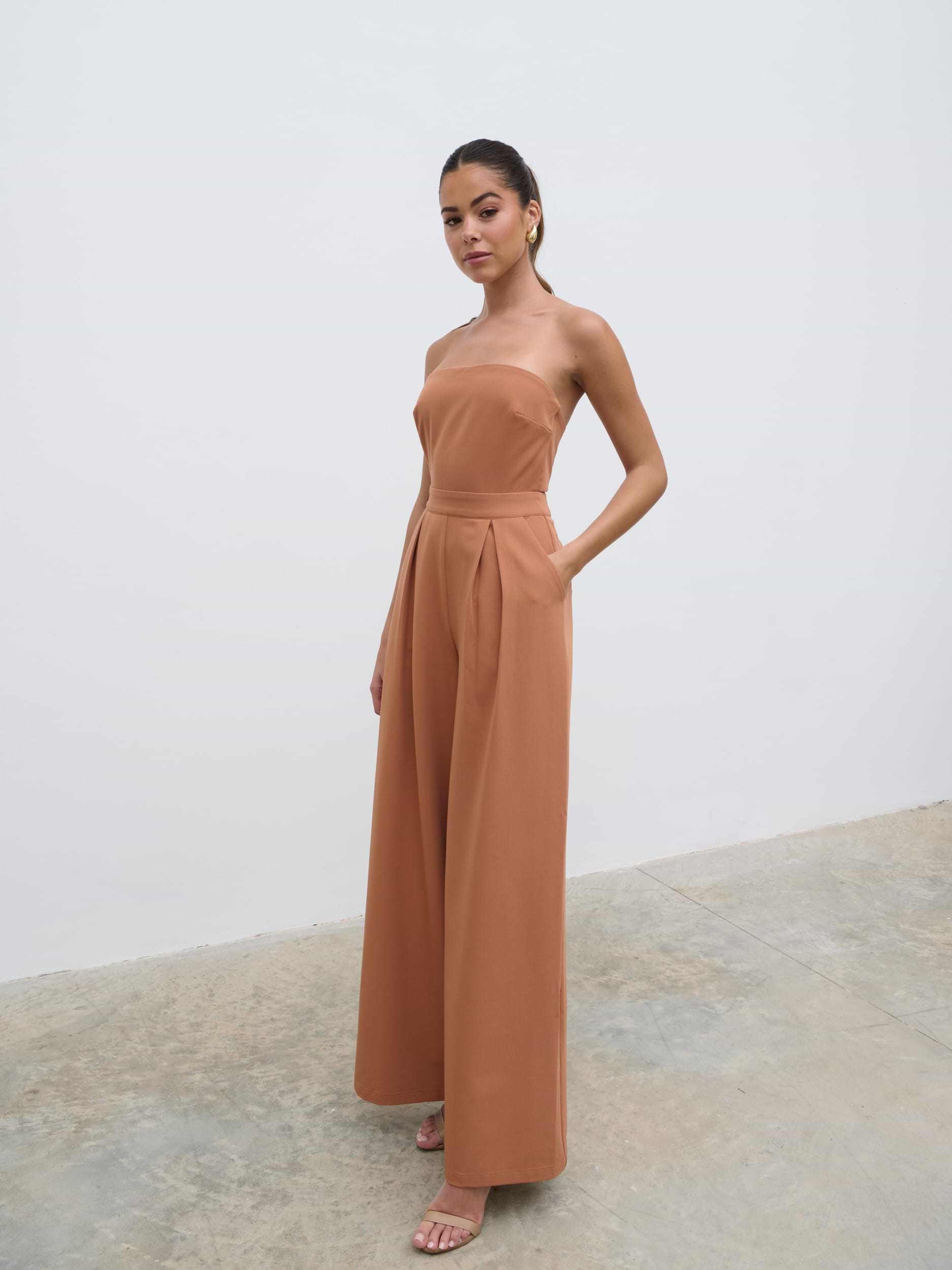 Campbell Bandeau Jumpsuit - Sunburn