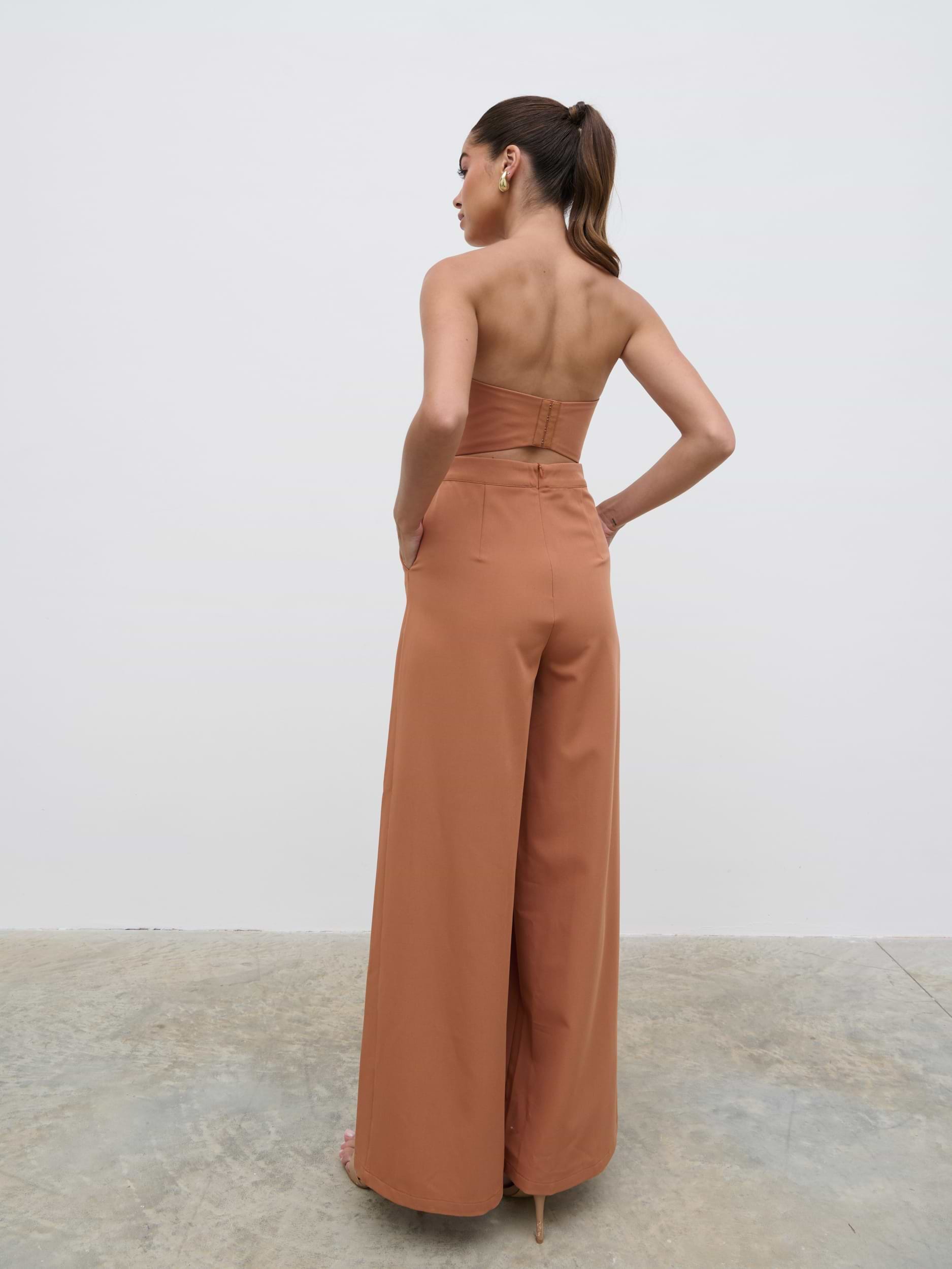Campbell Bandeau Jumpsuit - Sunburn