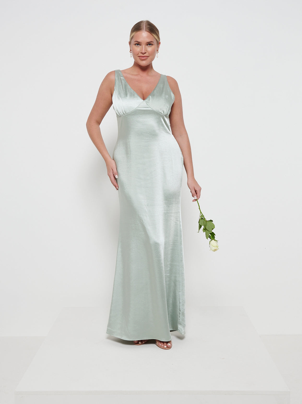 Esmee Maxi Bridesmaid Dress - Matte Sage