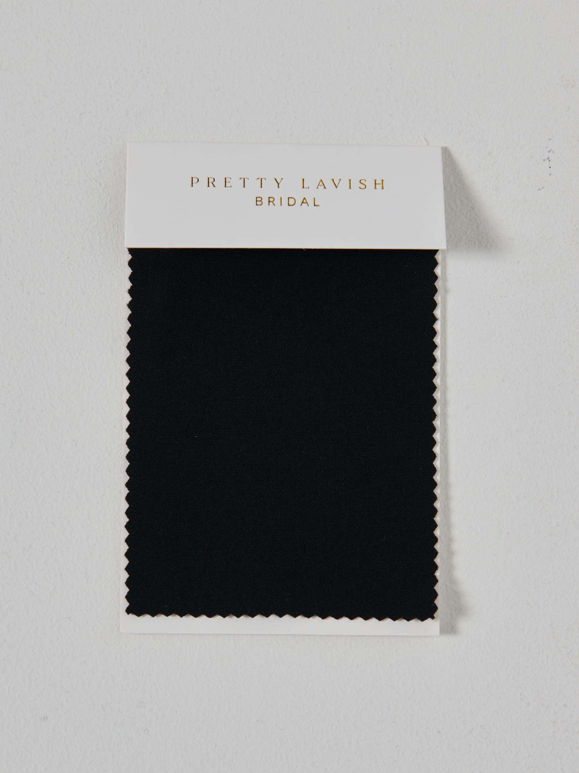 Crepe Black Bridesmaid Swatch