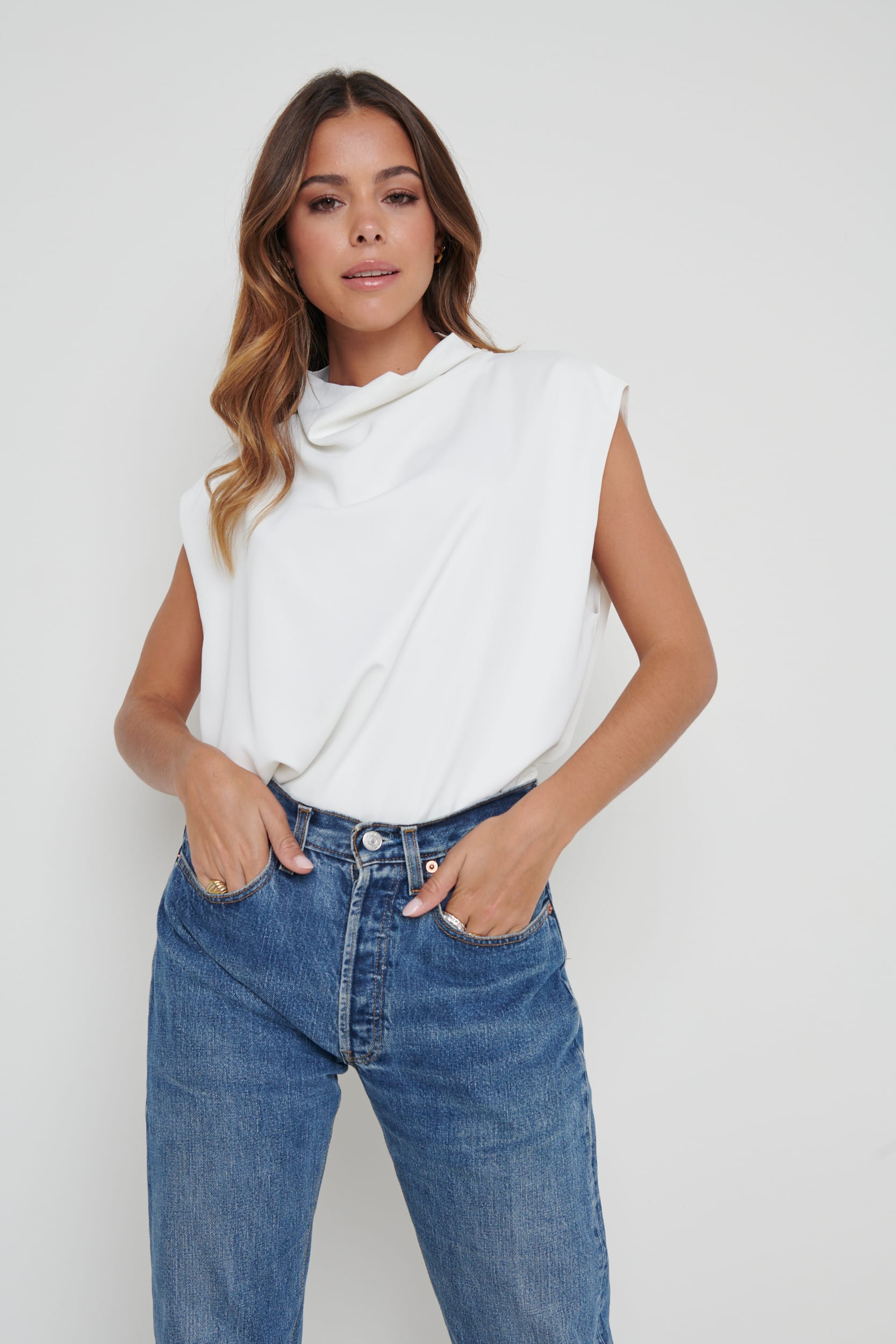 Farrah Blouse - White