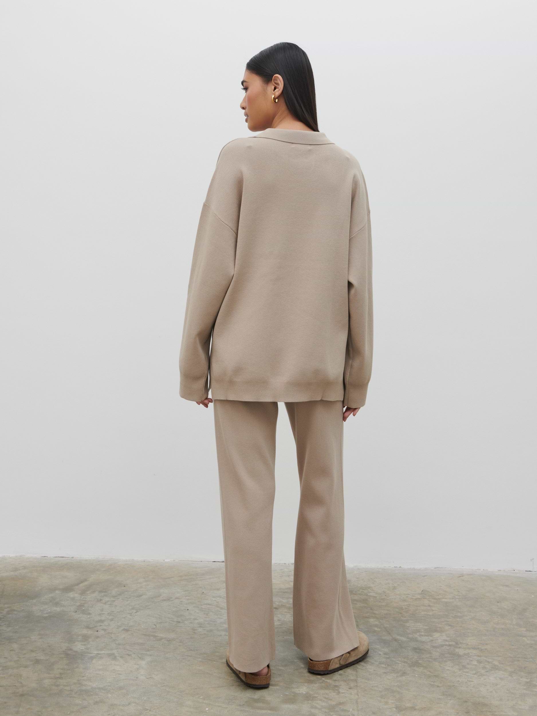 Hayden Oversized Knit Jumper - Beige