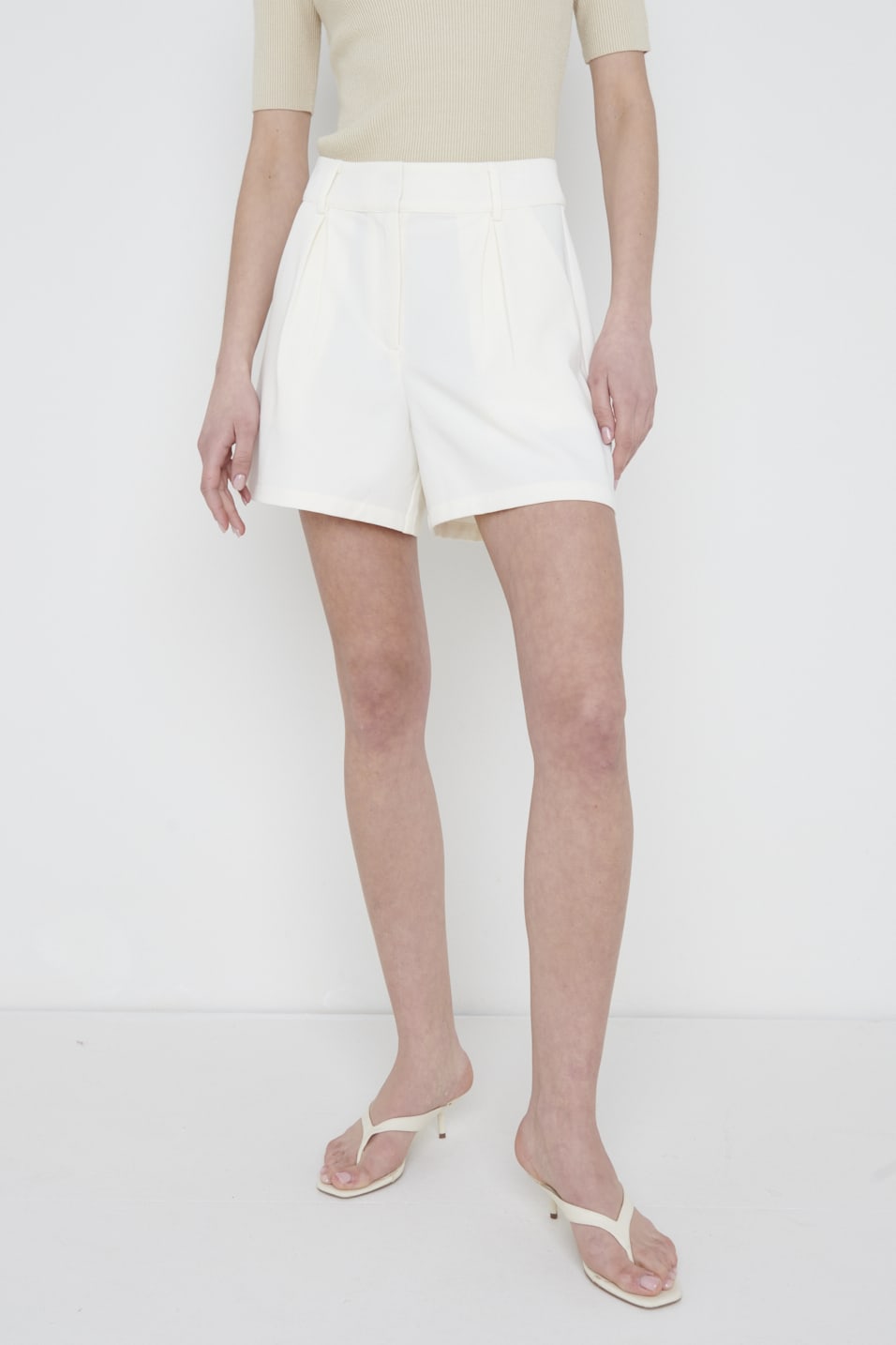 Jordan A-Line Shorts - Cream