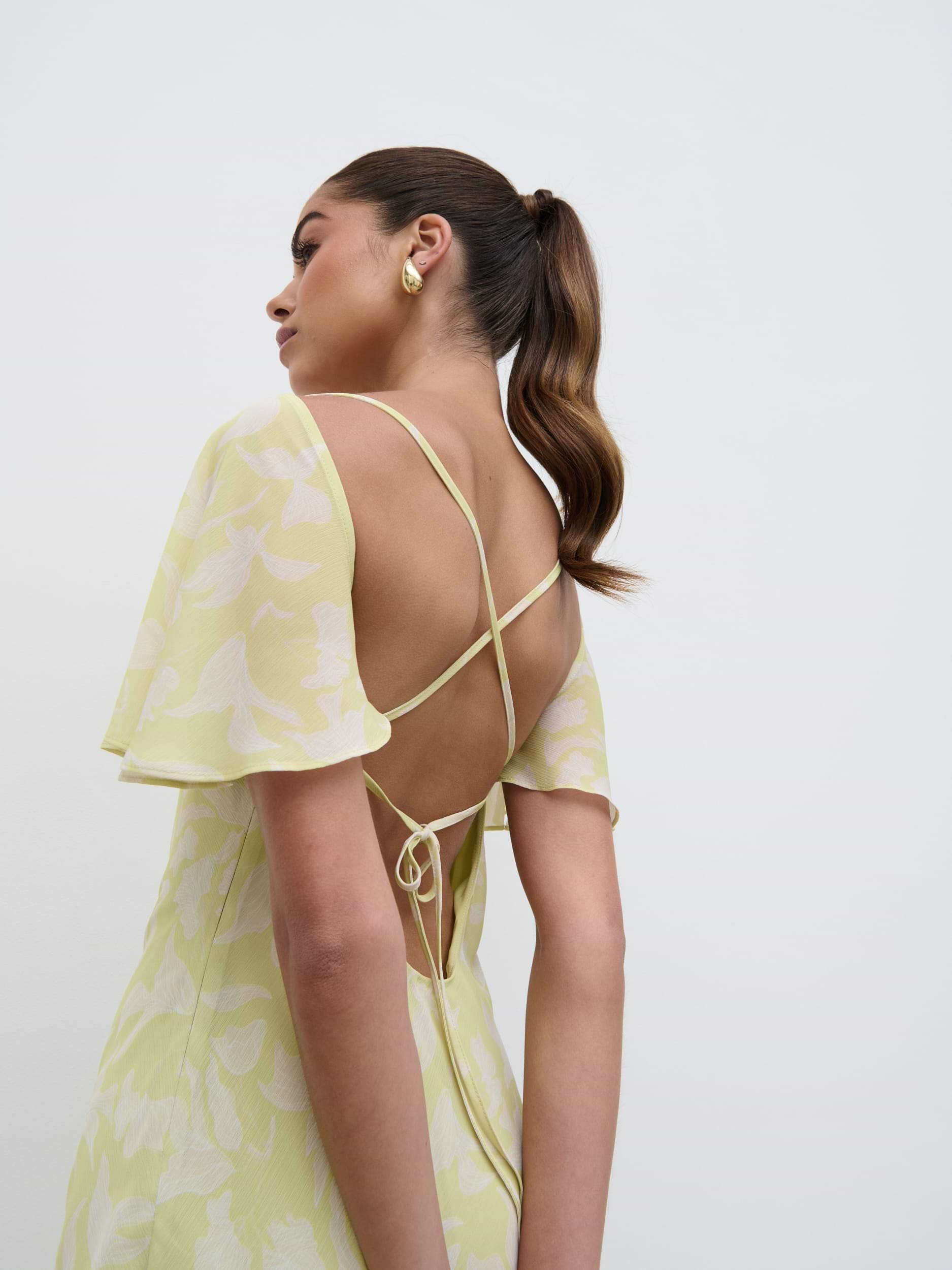 Jules Maxi Dress - Pear Sorbet Botanic