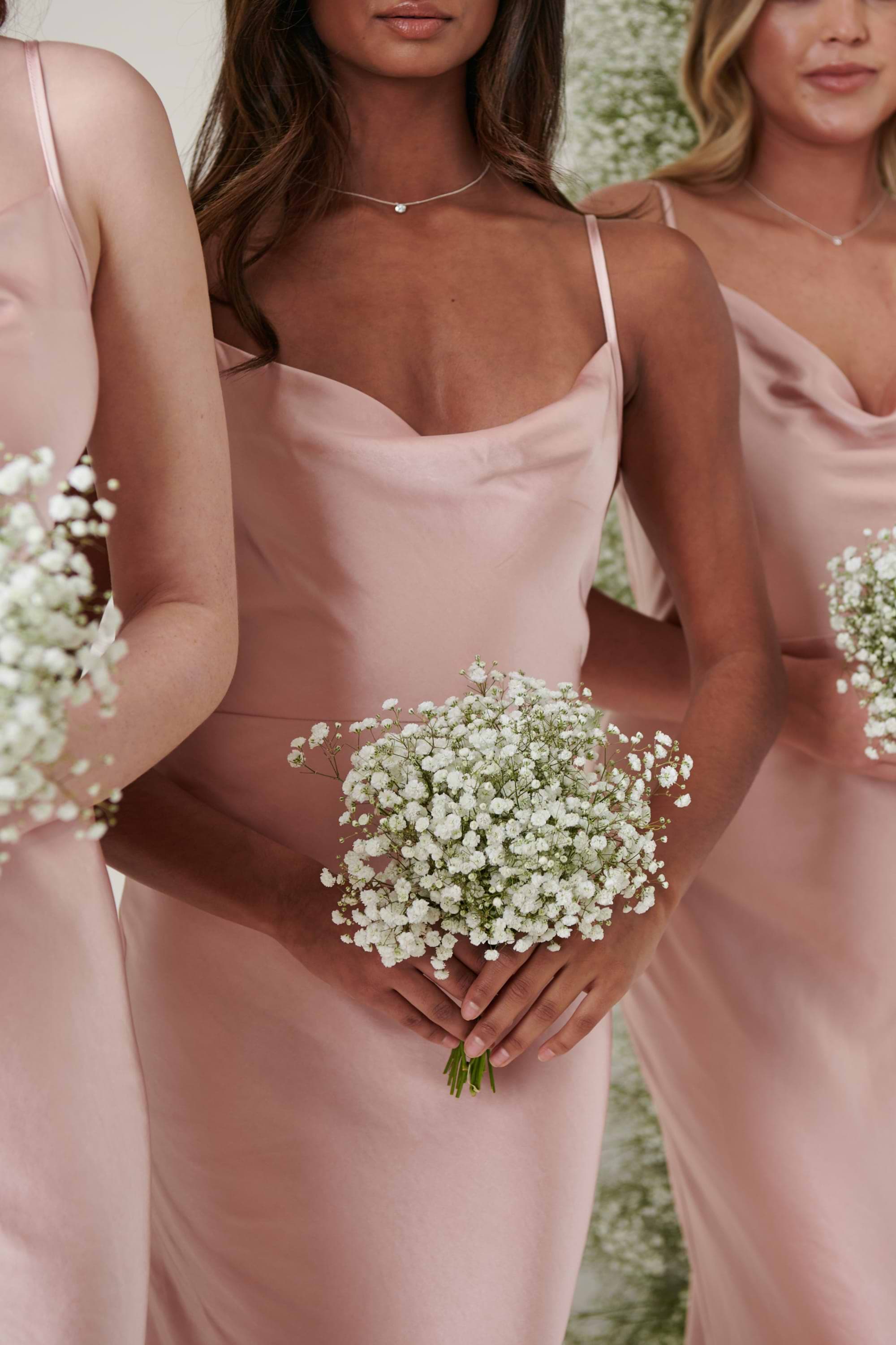 Keisha Maxi Bridesmaid Dress - Matte True Blush
