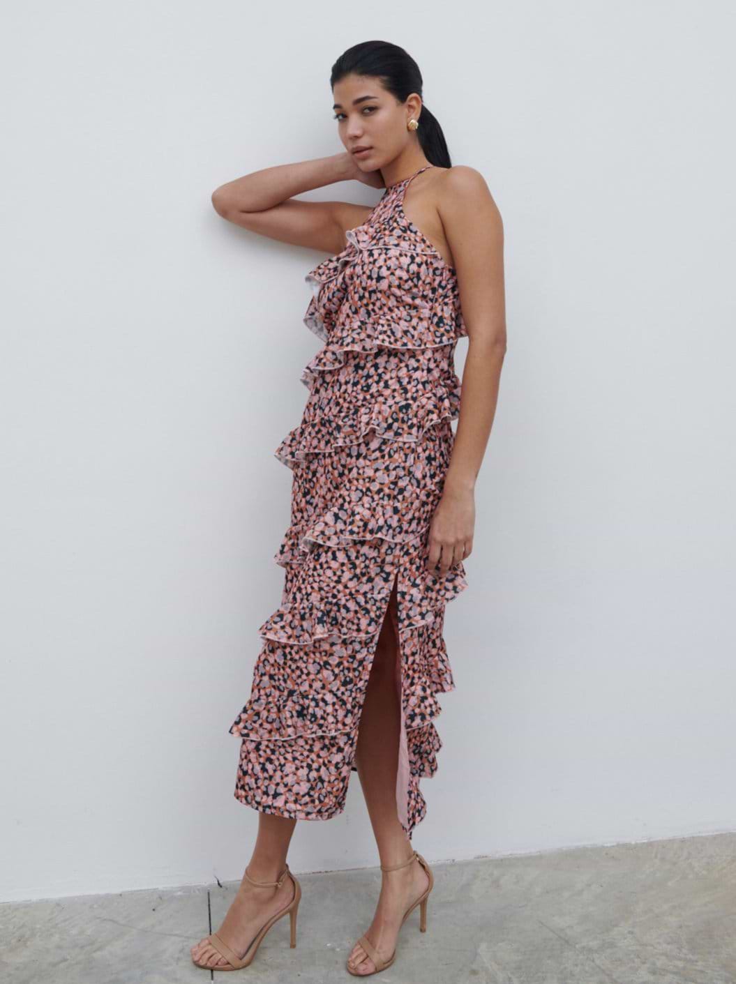 【タグ付正規品】Mayfair Ruffled Dress/Her lip to herlipto Mayfair Ruffled Dress レディース