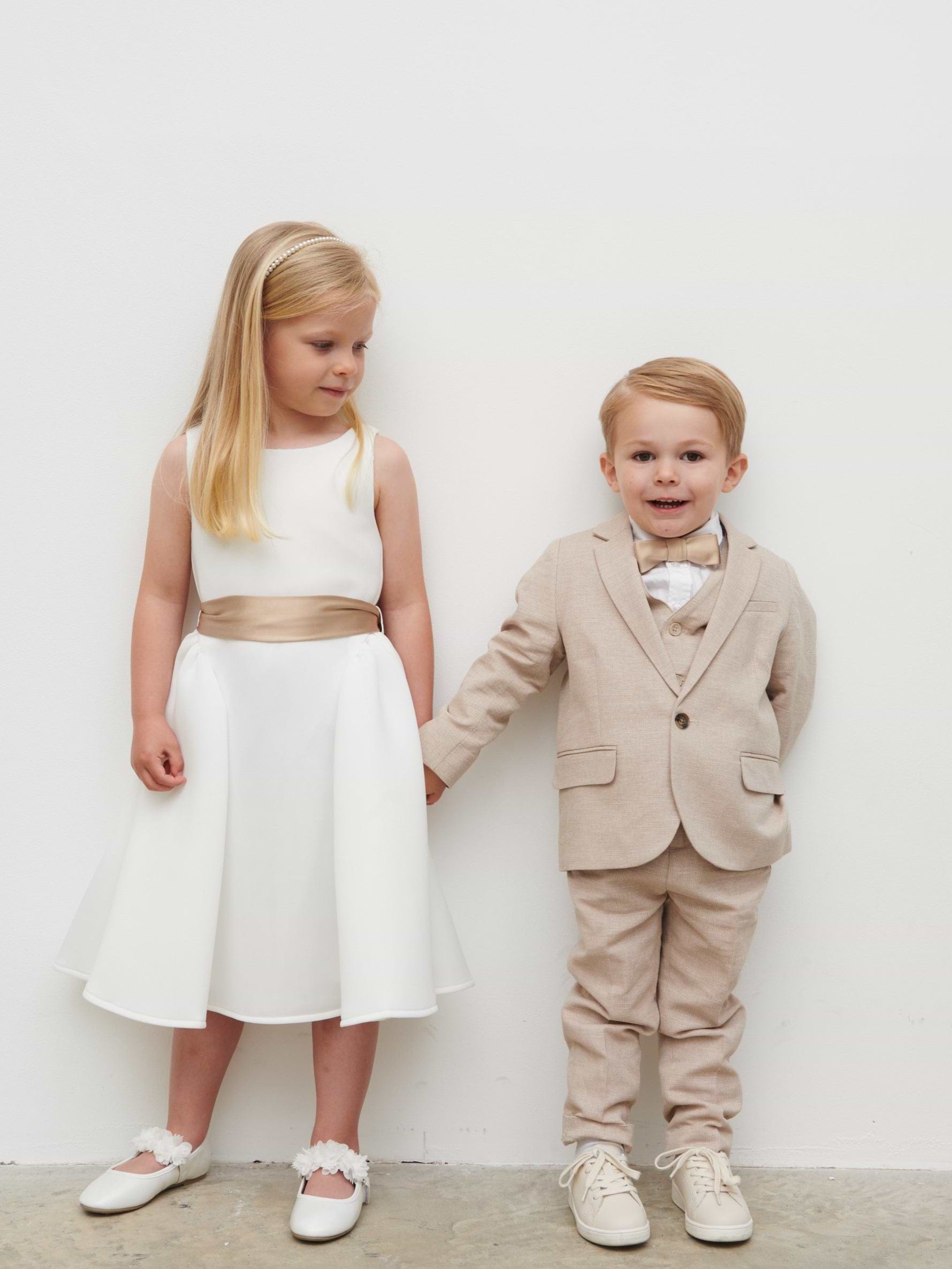 Satin Children's Bow Tie - Bronze