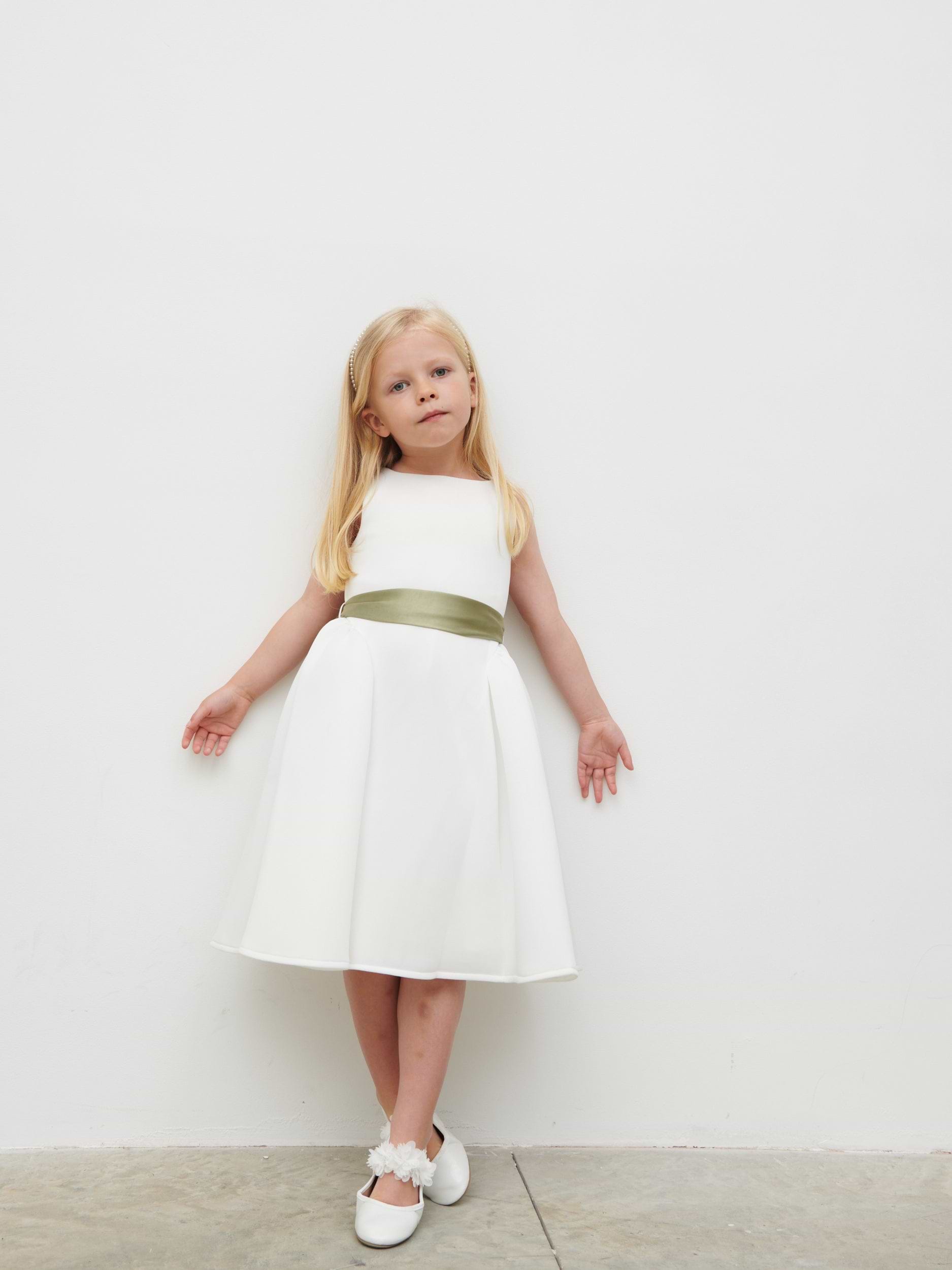 Satin Sash - Olive