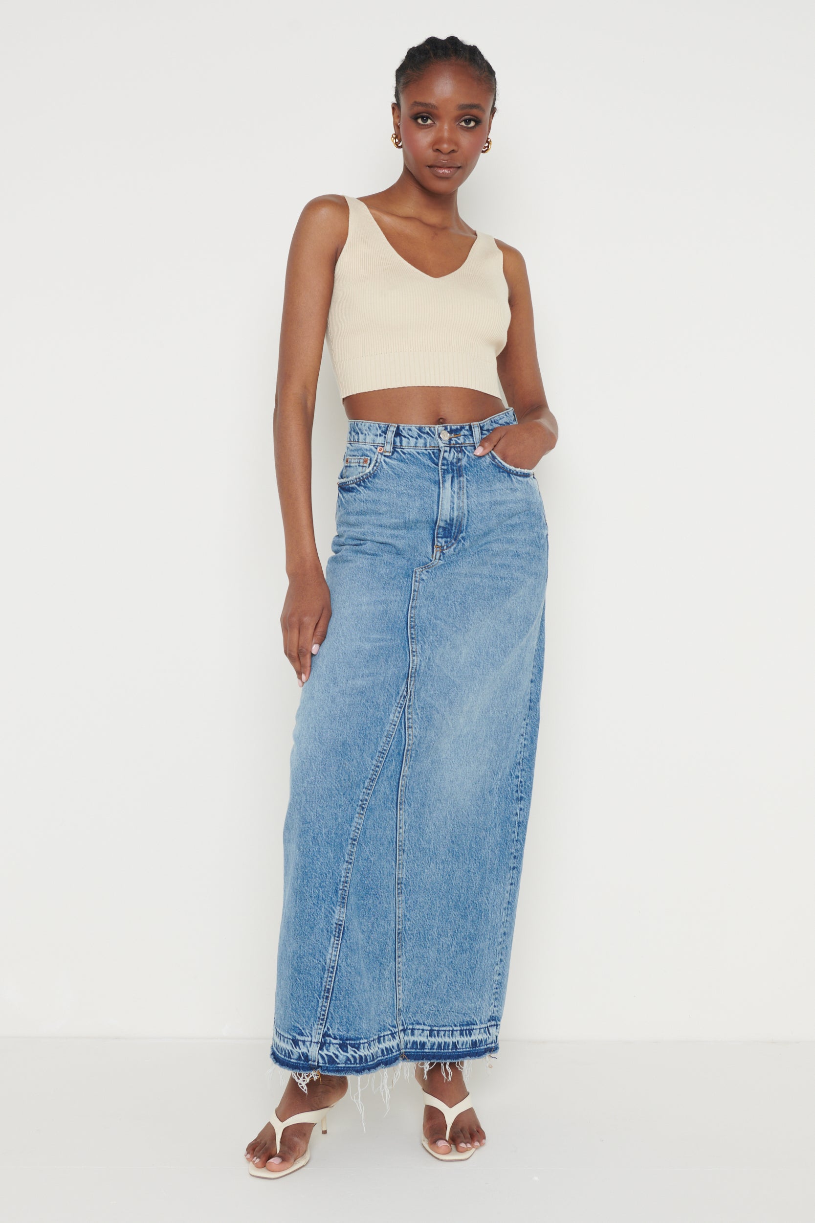 Lara Knit Top - Stone