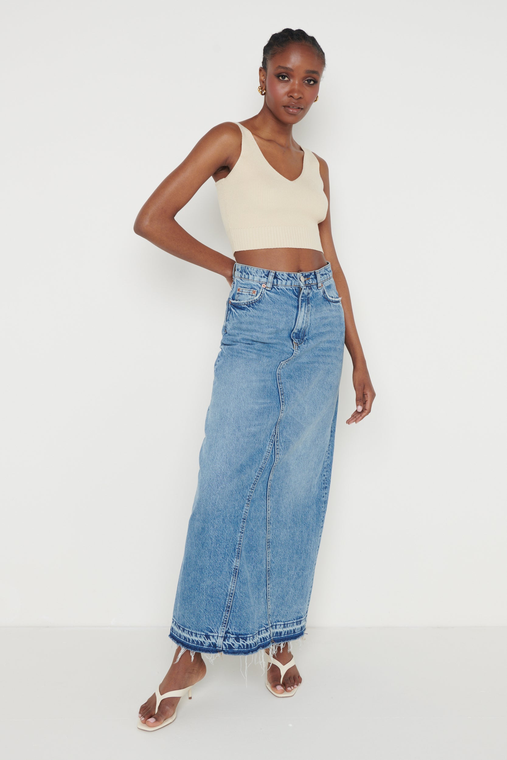 Lara Knit Top - Stone