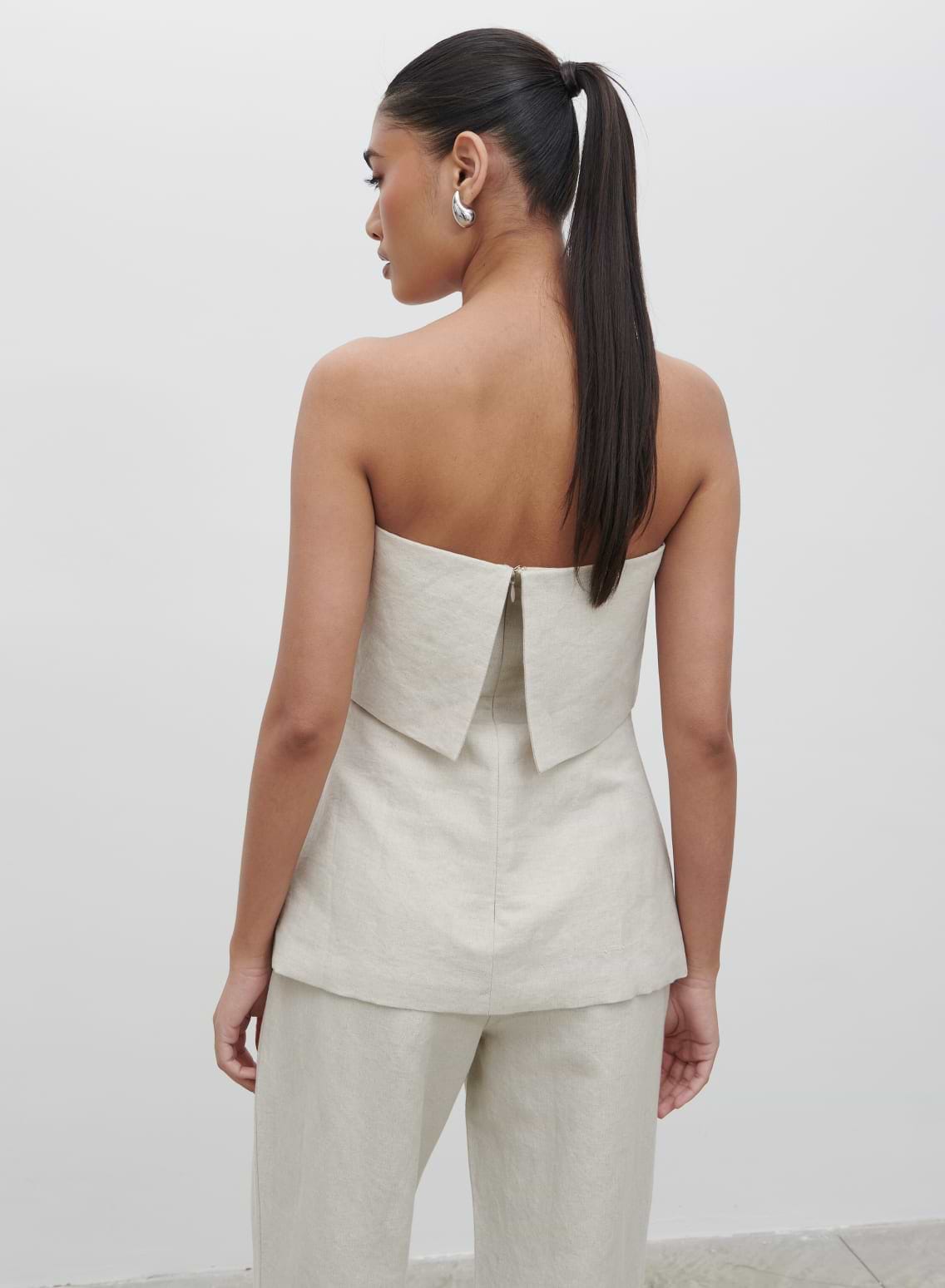 Layton Bandeau Waistcoat - Natural