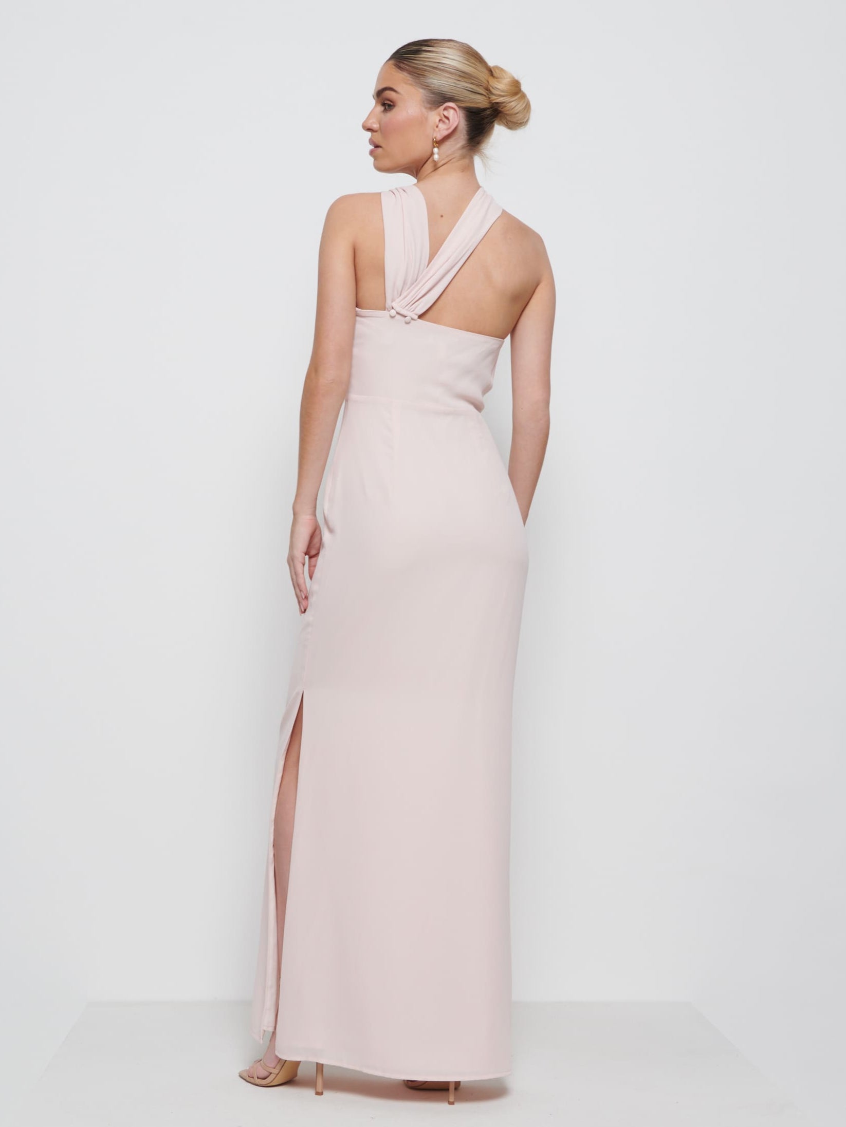 Milly Chiffon Bridesmaid Dress - Blush