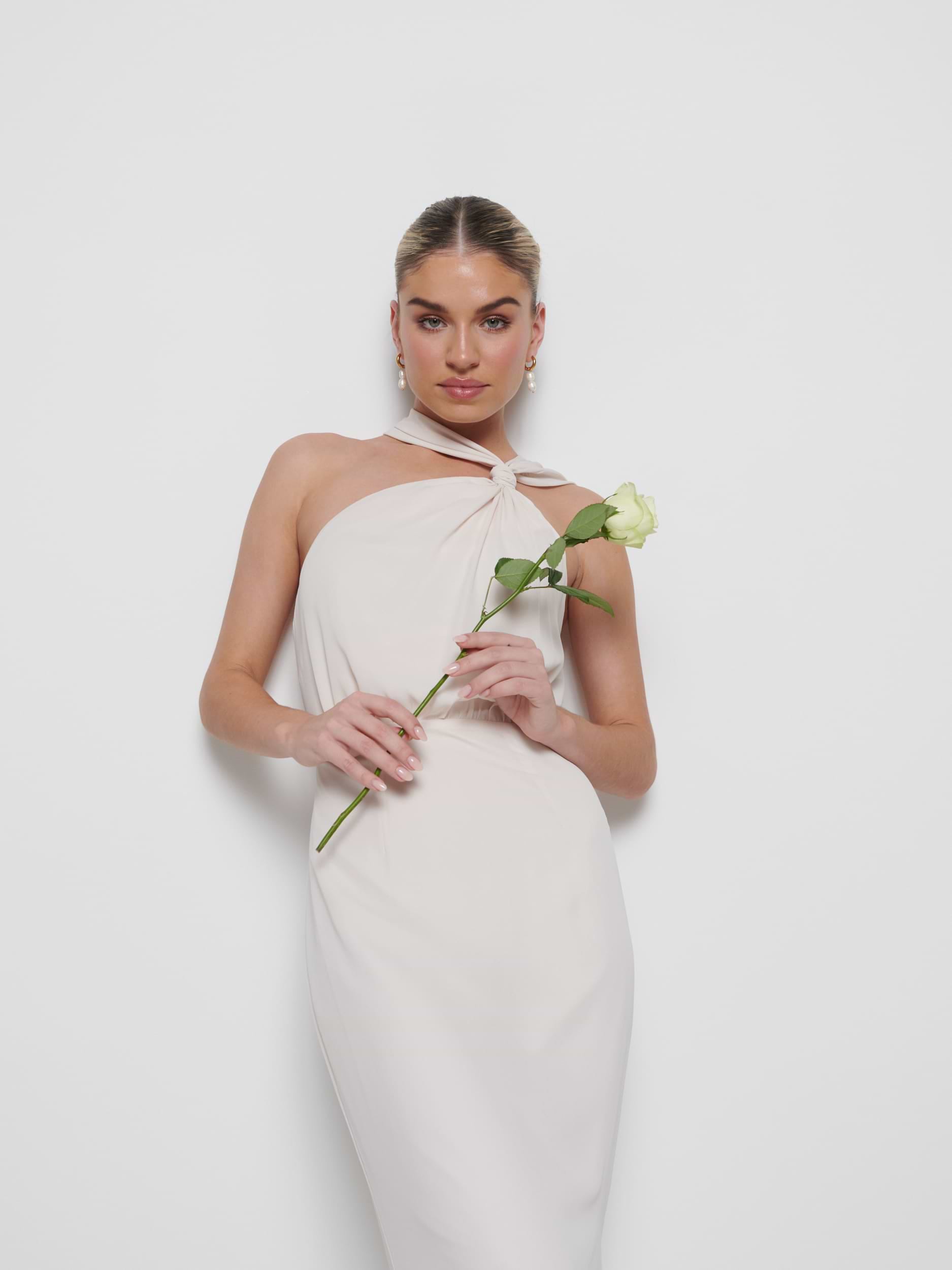 Milly Chiffon Bridesmaid Dress - Champagne