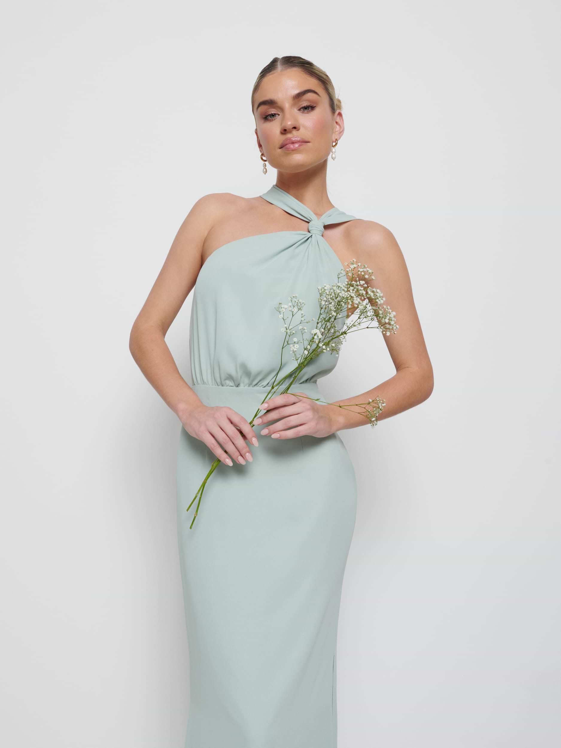 Milly Chiffon Bridesmaid Dress - Sage