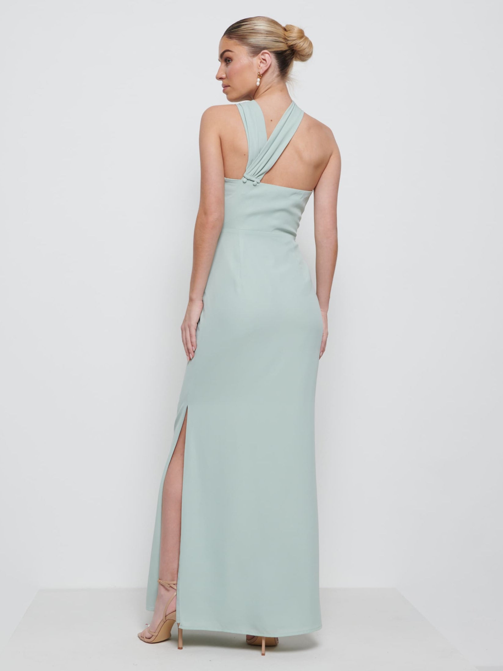 Milly Chiffon Bridesmaid Dress - Sage