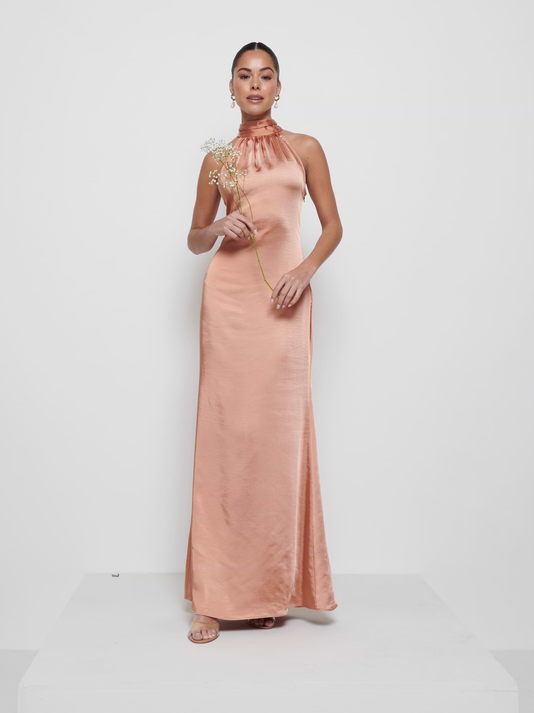 Odelle Maxi Bridesmaid Dress - Cinnamon