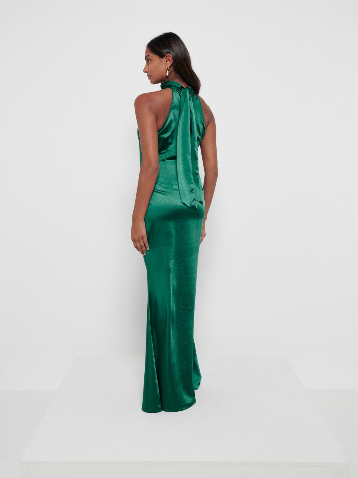 Odelle Maxi Bridesmaid Dress - Matte Emerald