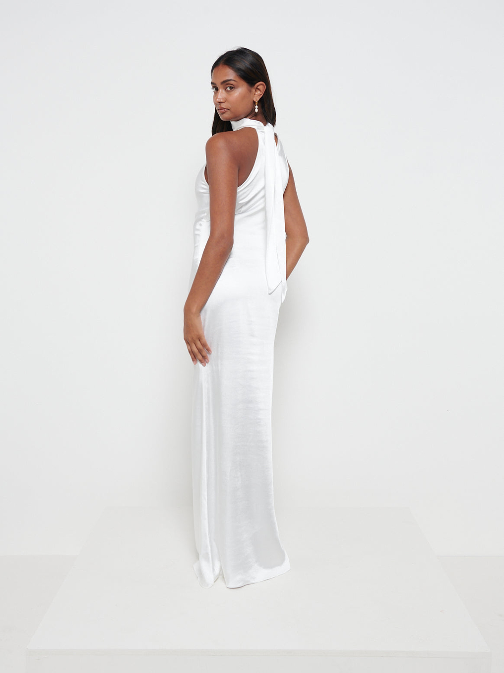 Odelle Maxi Bridesmaid Dress - Matte Ivory