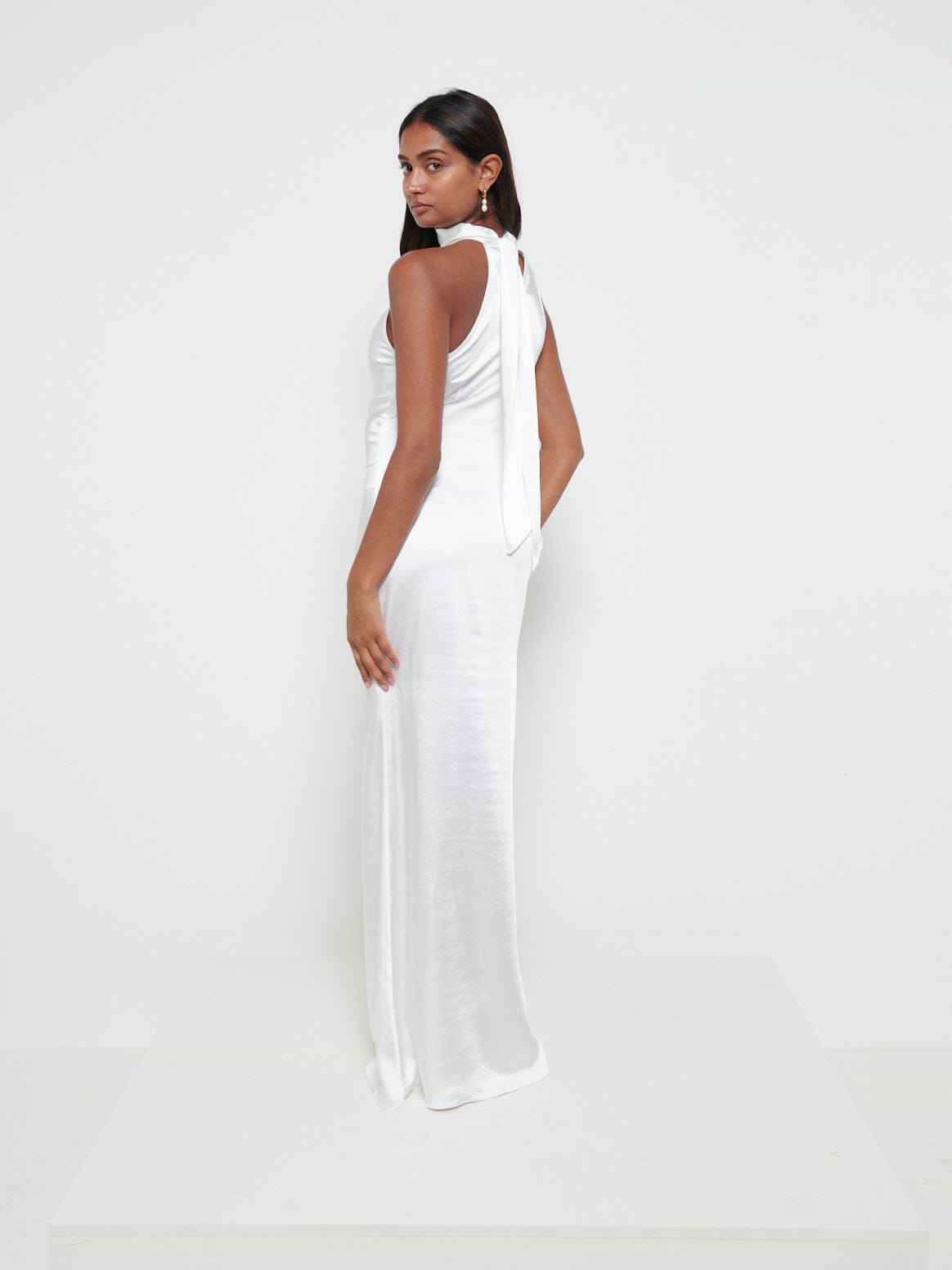 Odelle Maxi Bridesmaid Dress - Matte Ivory