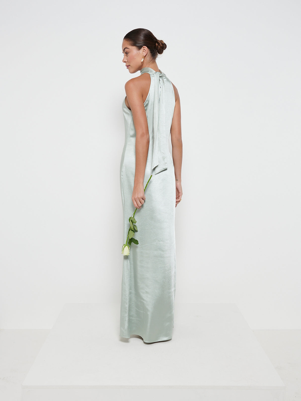 Odelle Maxi Bridesmaid Dress - Matte Sage