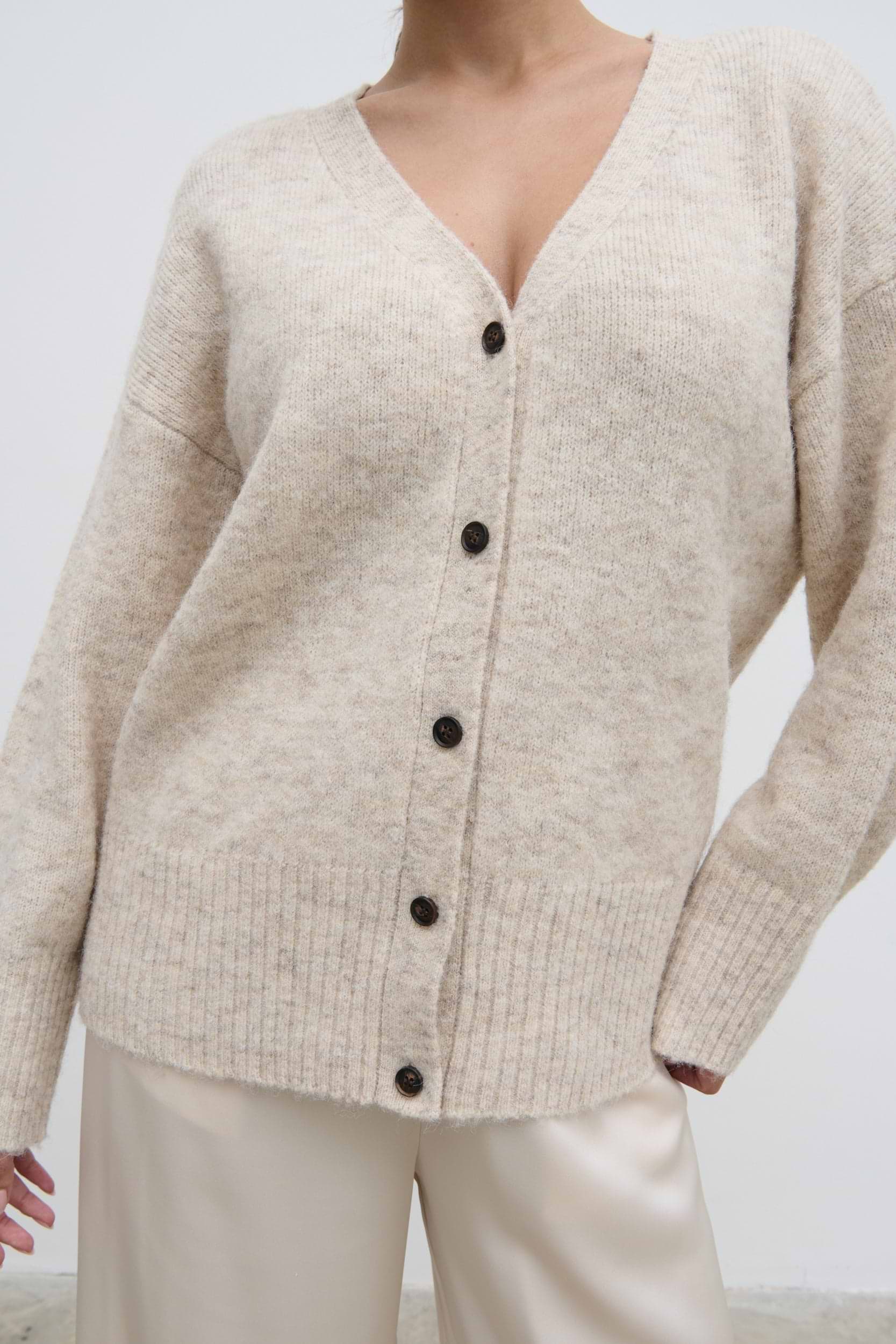 Otto Knit Cardigan - Cream