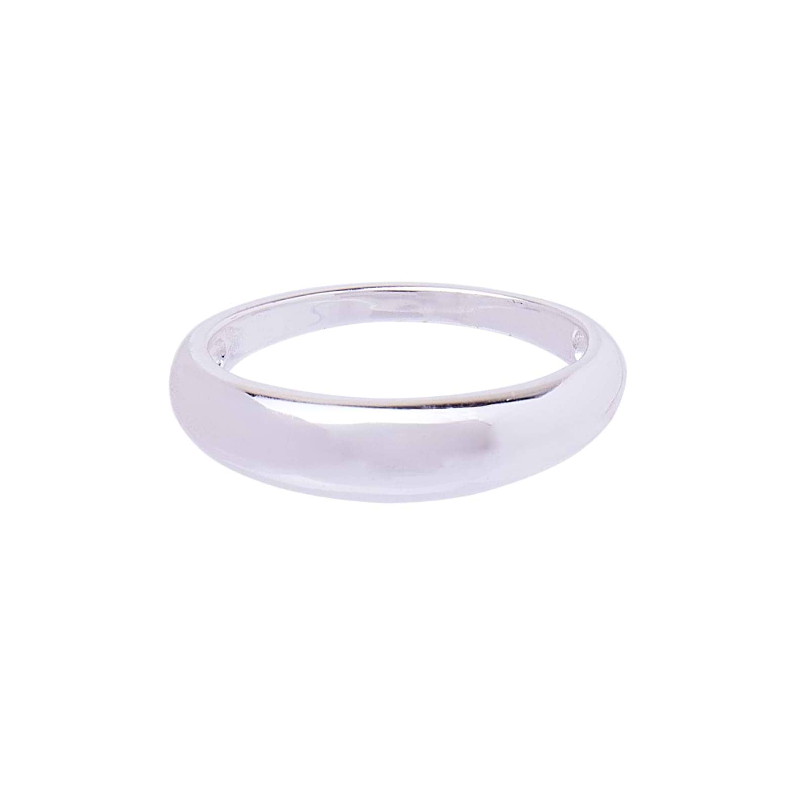 Renetta Thin Band Ring - Recycled Silver