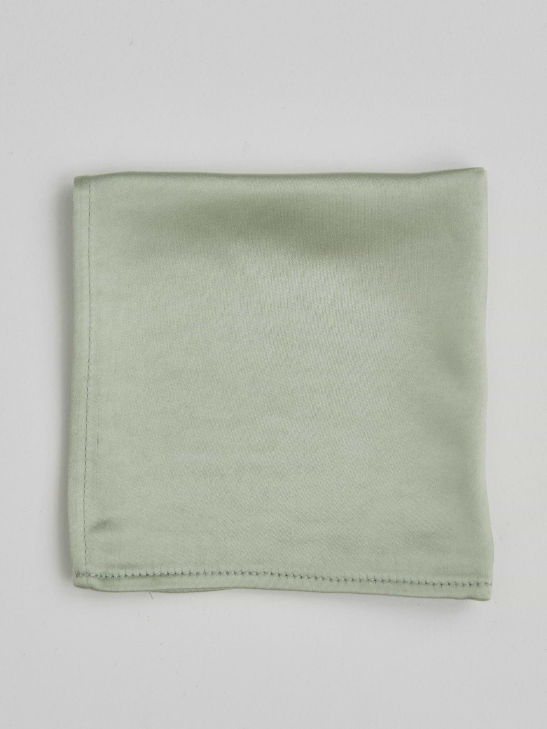 Satin Pocket Square - Sage
