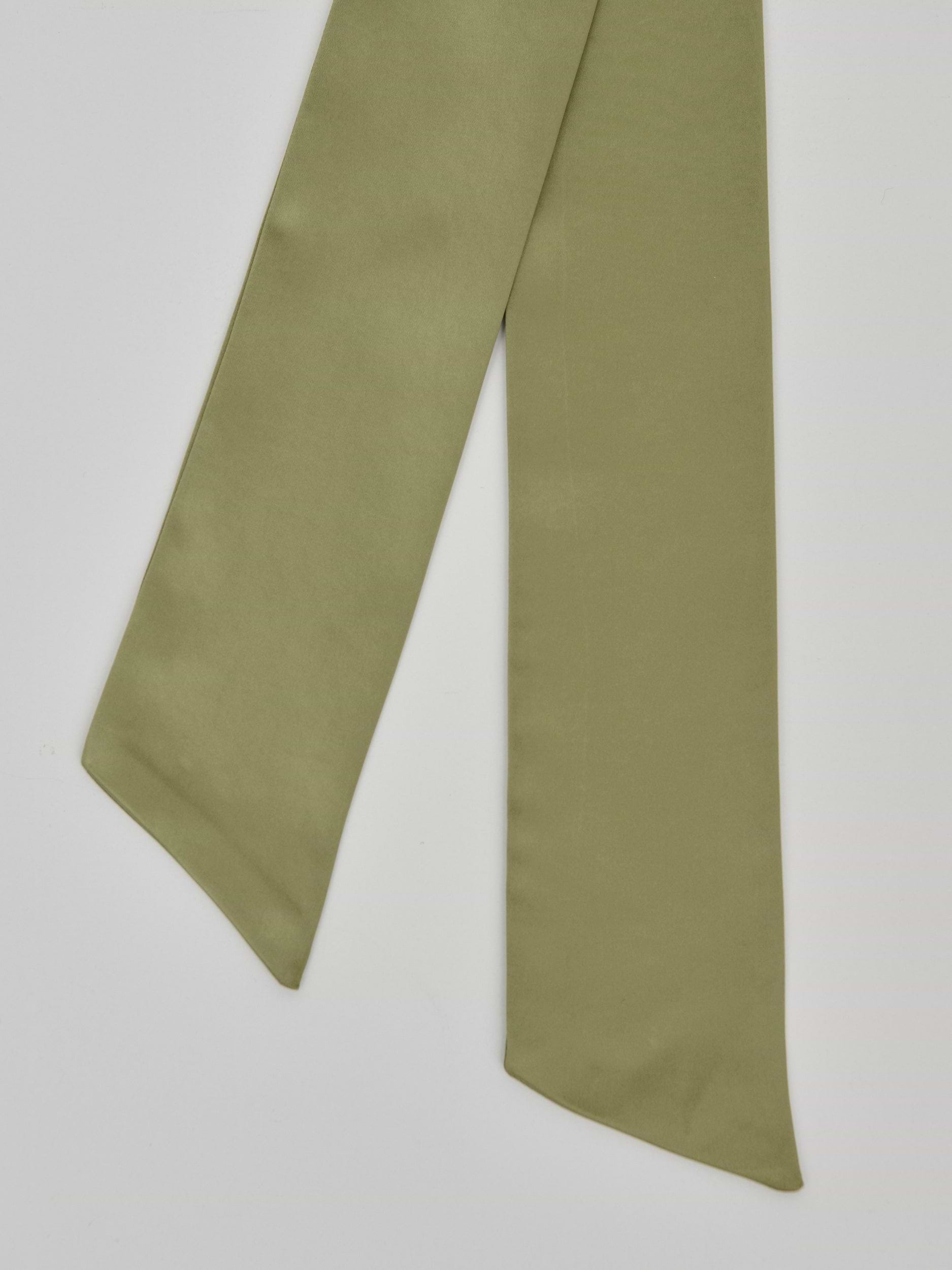 Satin Sash - Olive