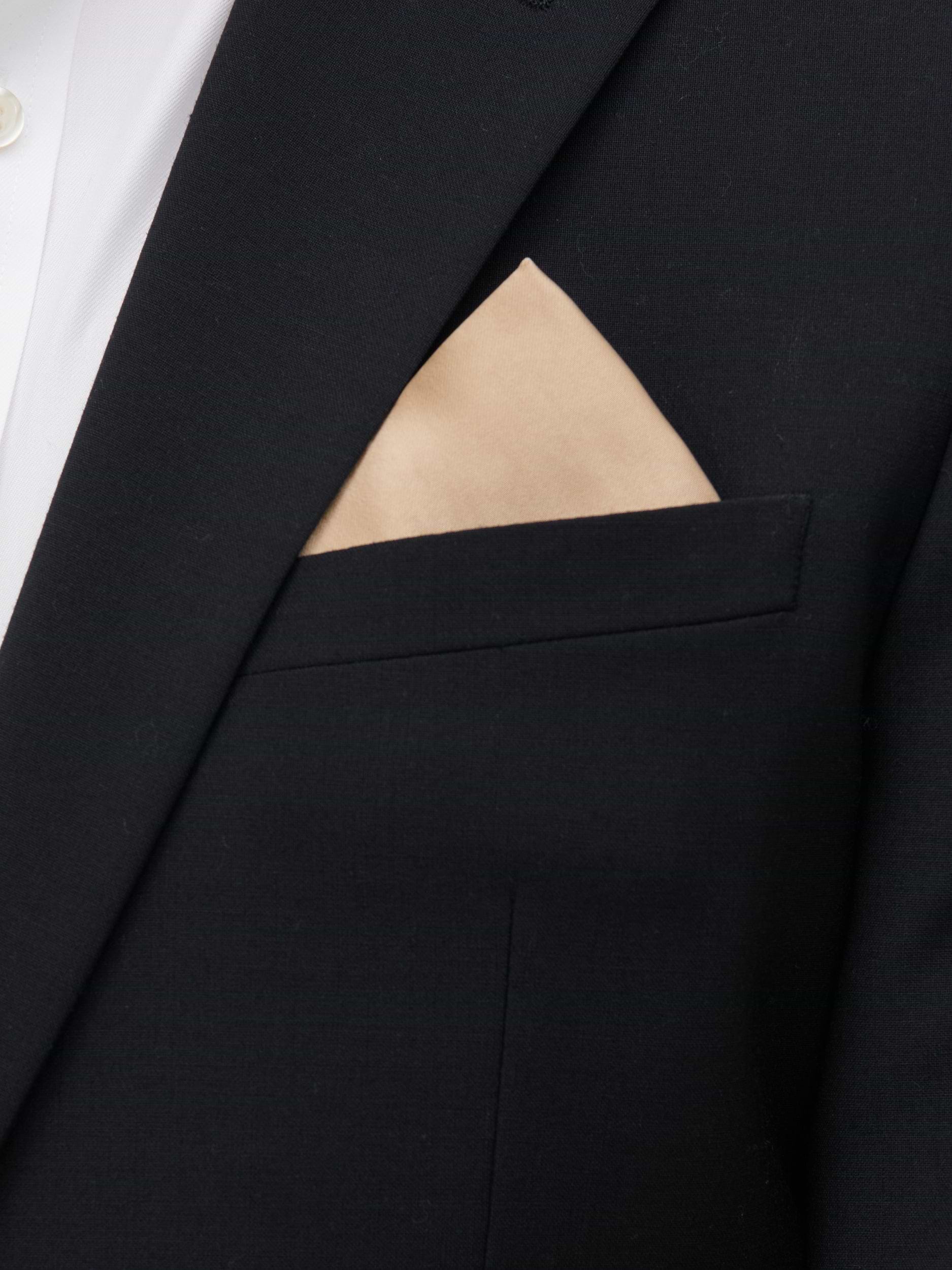 Satin Pocket Square - Bronze