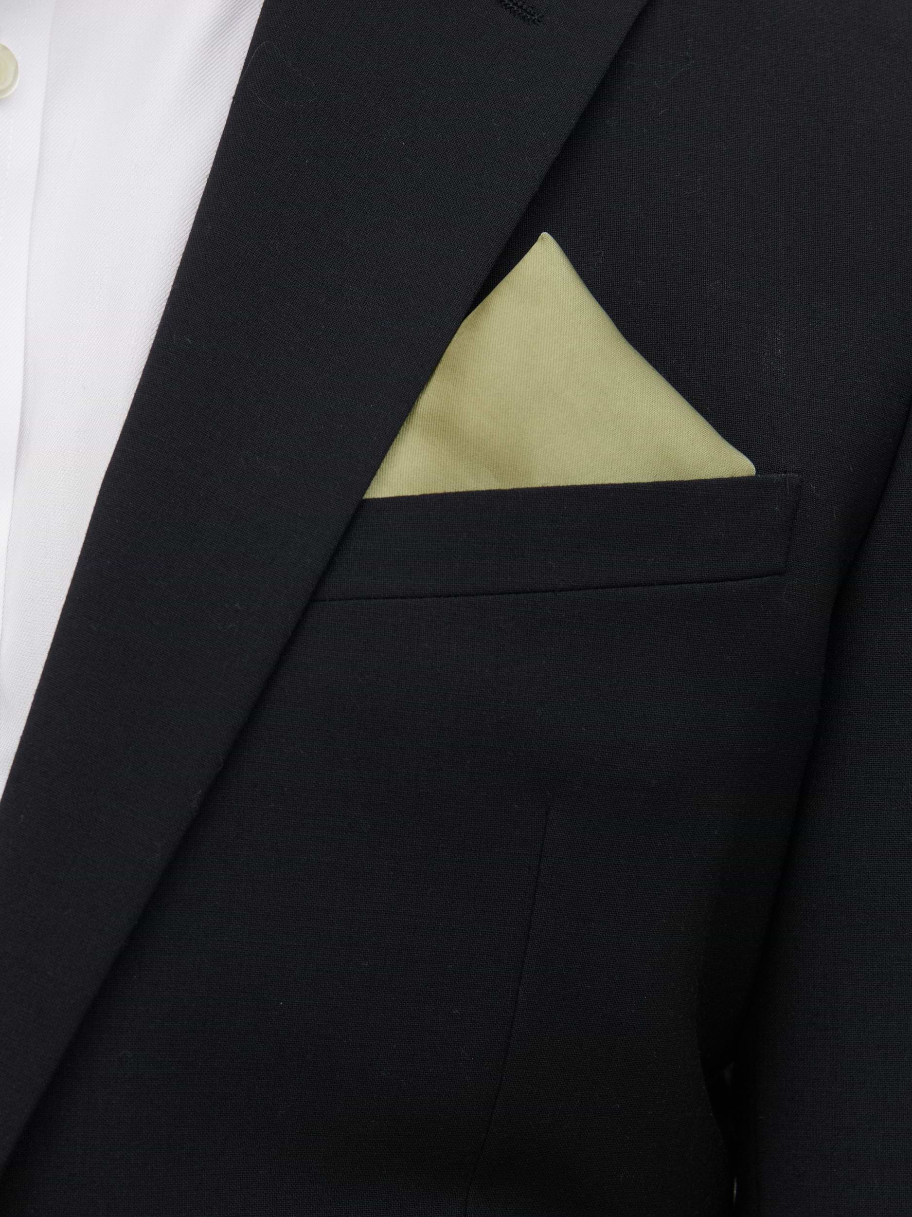 Satin Pocket Square - Olive