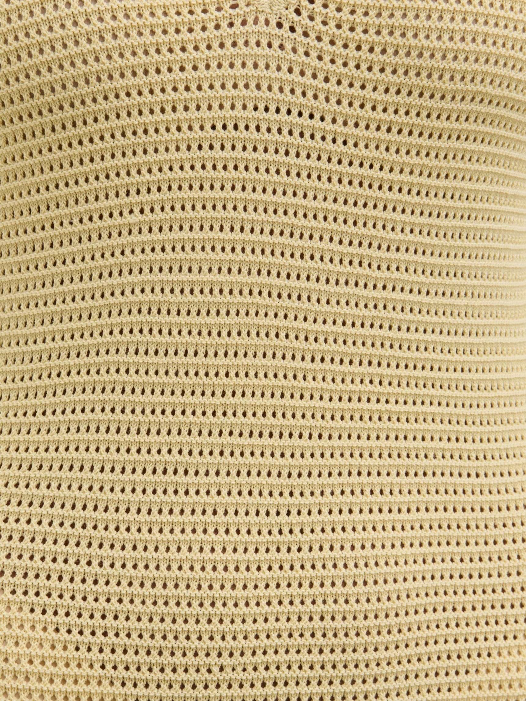 Riviera Hardware Knit Midaxi Dress - Lemon