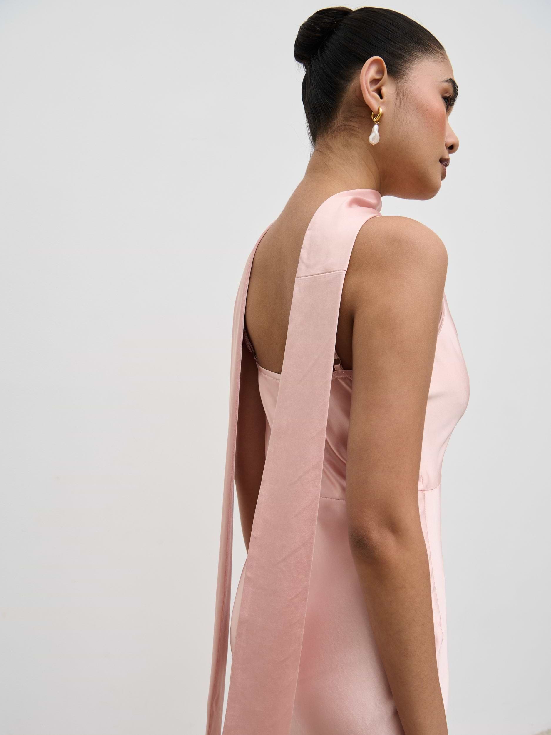 Satin Sash - Blush
