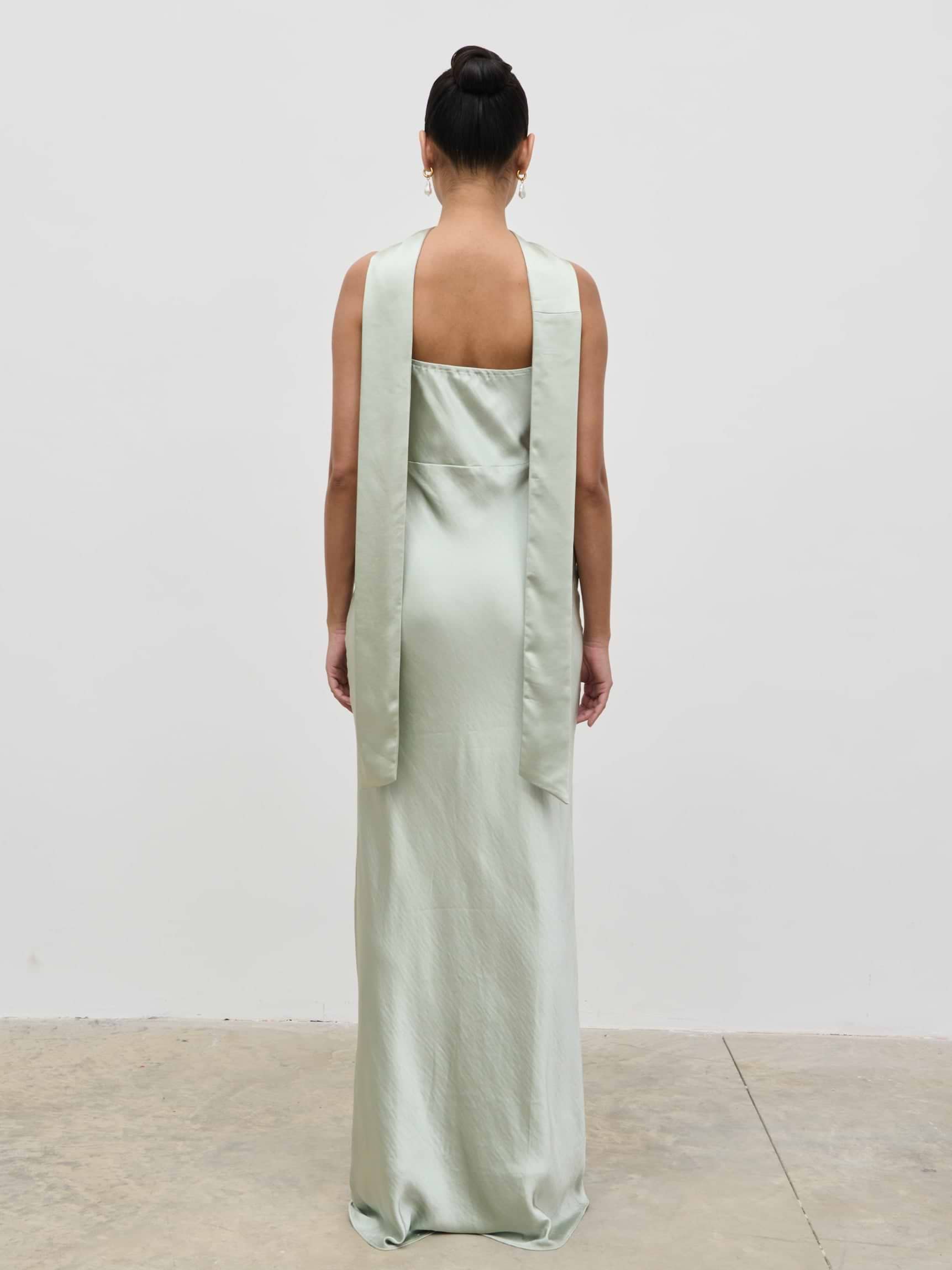 Satin Sash - Sage