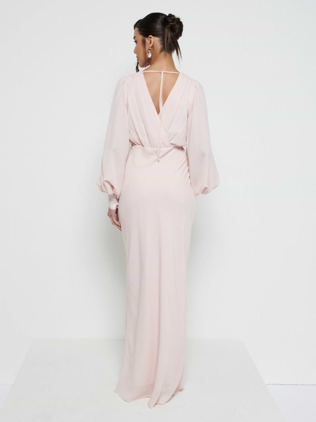 Sienna Chiffon Bridesmaid Dress - Blush