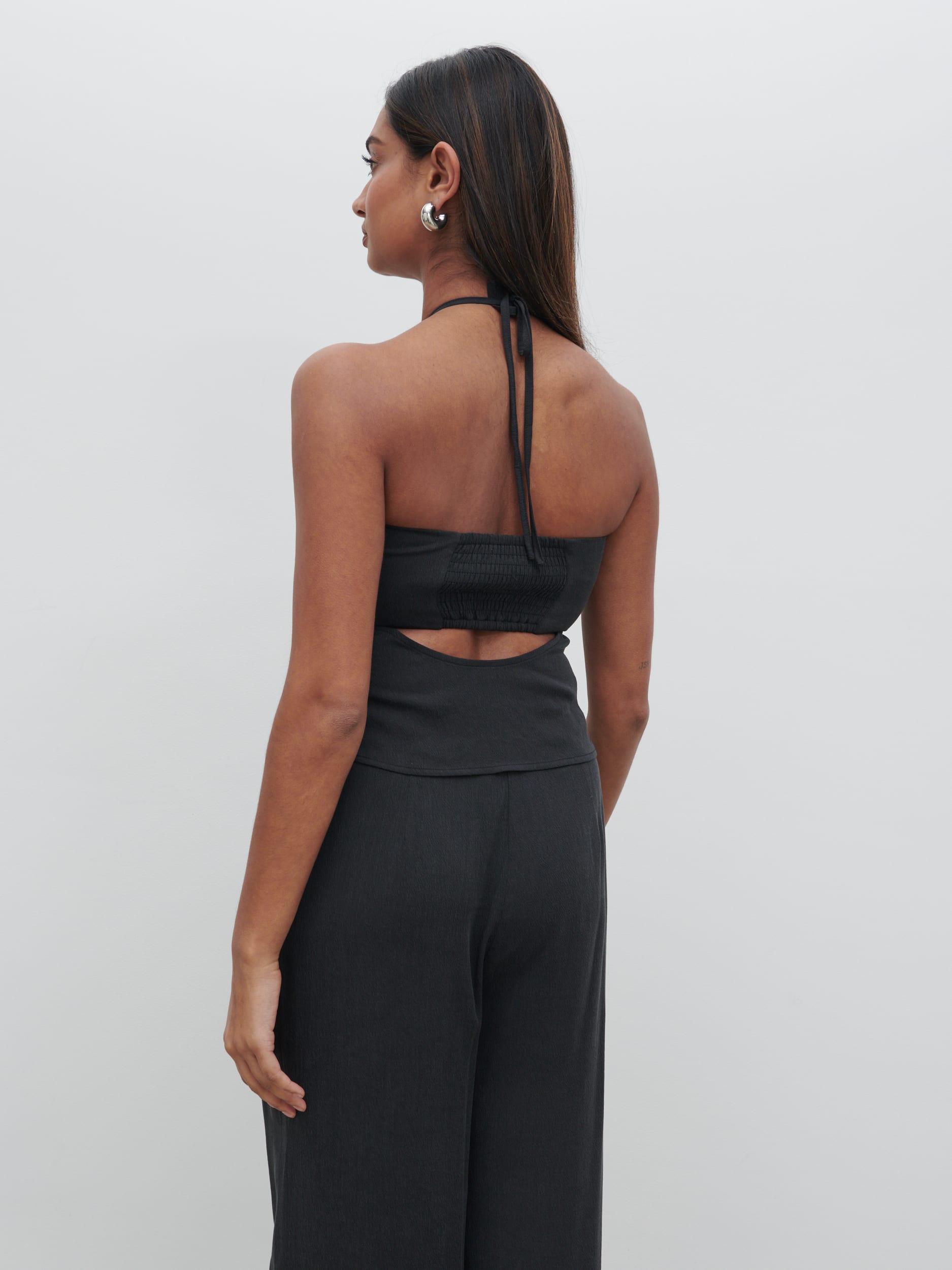 Suki Halter Top - Black