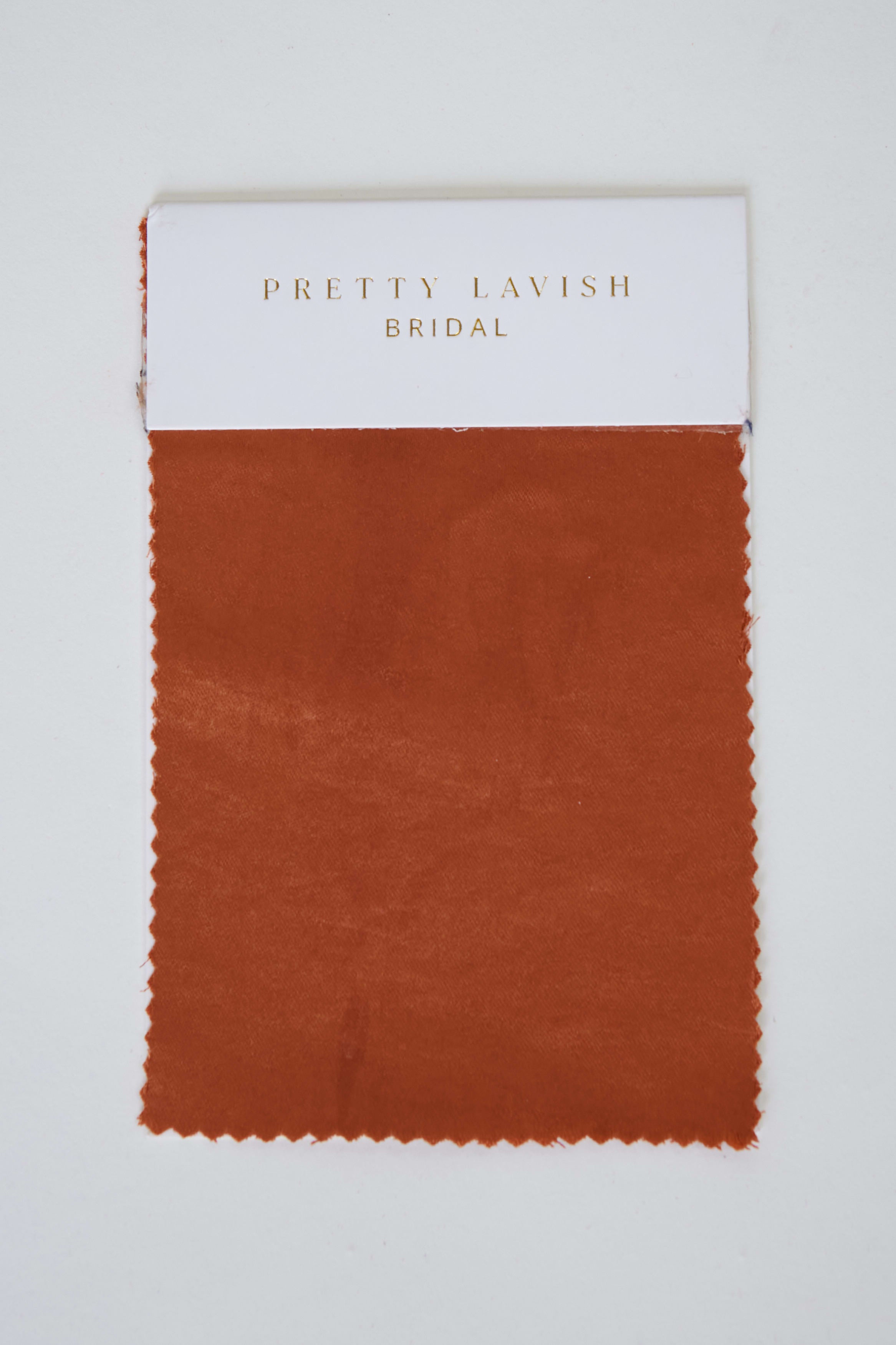 Matte Satin Copper Bridesmaid Swatch