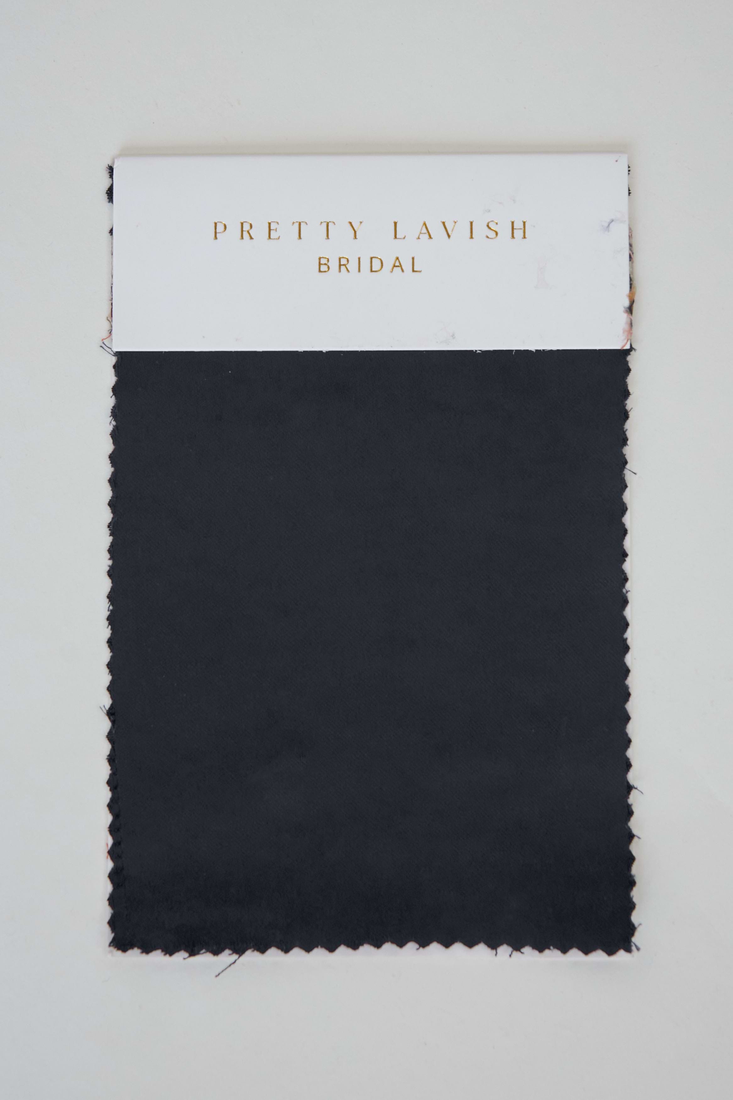 Matte Satin Navy Bridesmaid Swatch