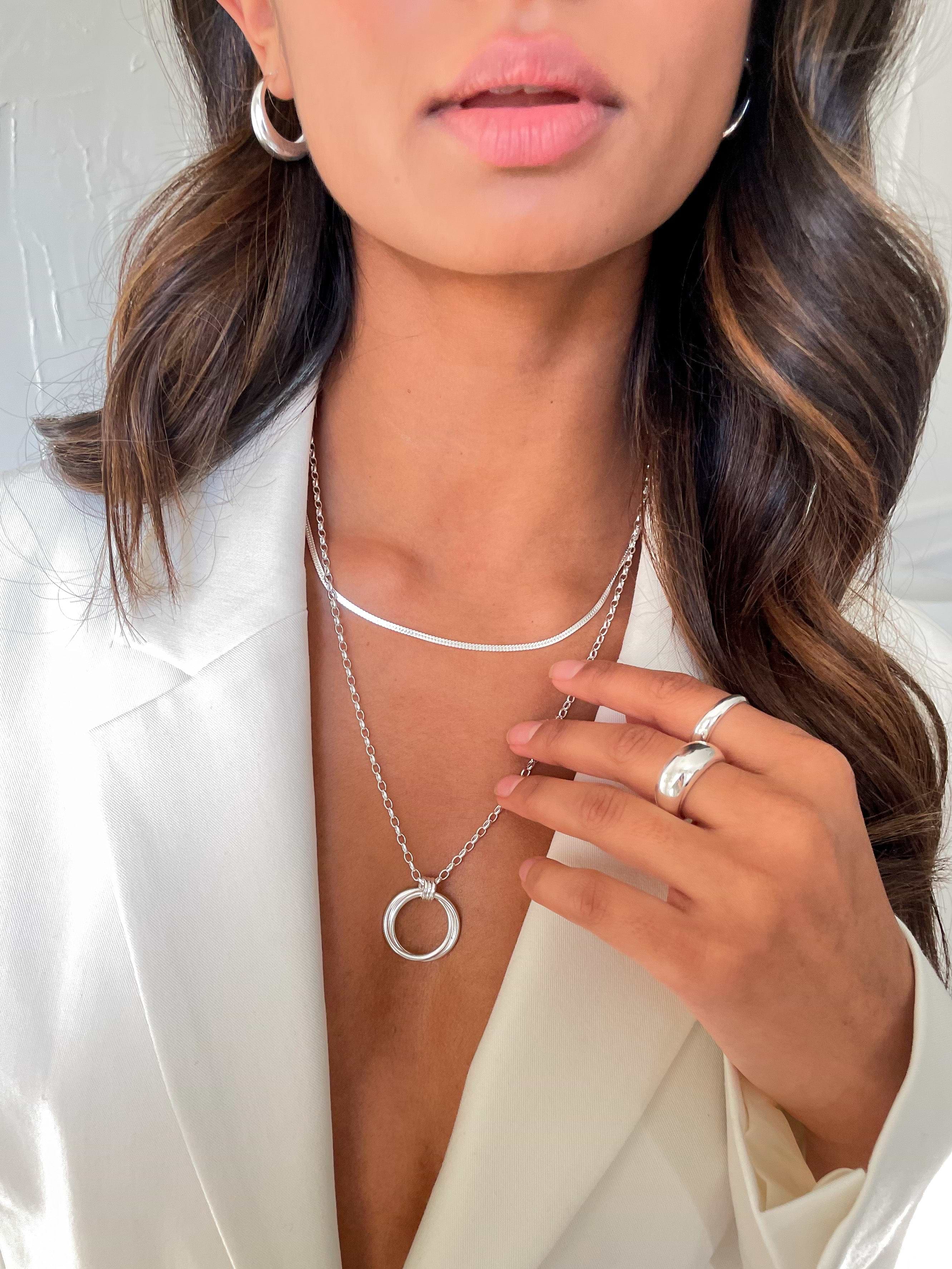 Amar Chain Necklace - Recycled Silver