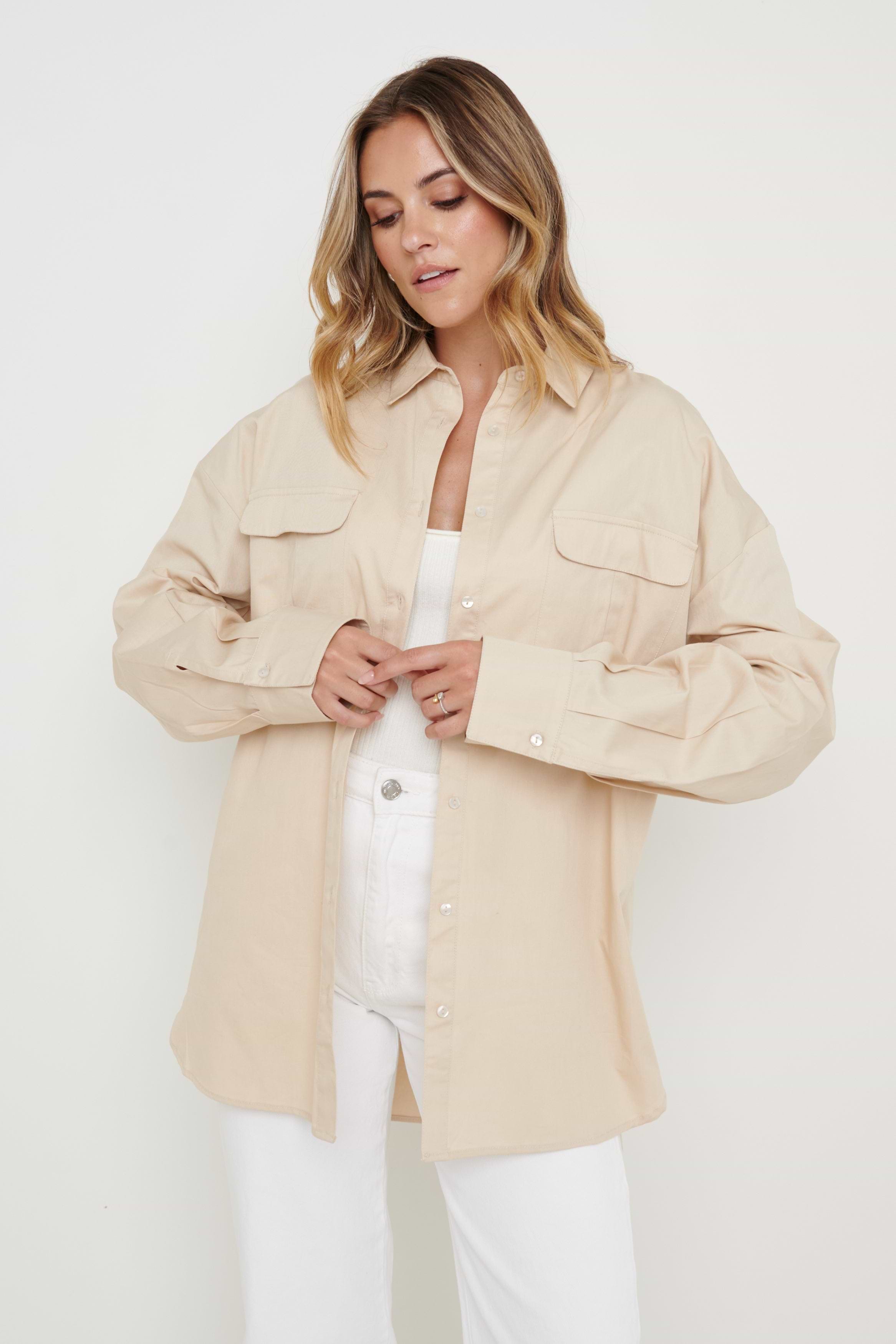 Max Utility Shirt - Beige