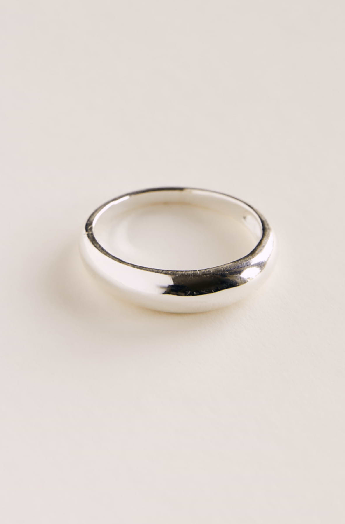 Renetta Thin Band Ring - Recycled Silver
