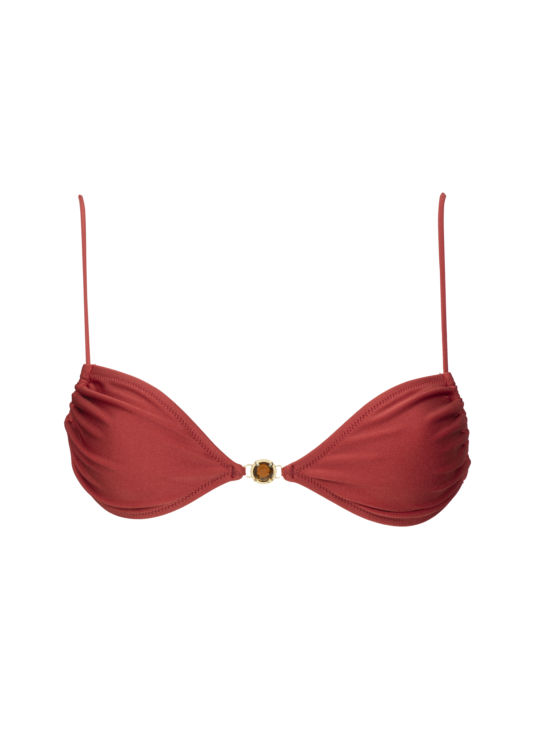 בגדי ים אונליין BLOOM CRIMSON - TOP