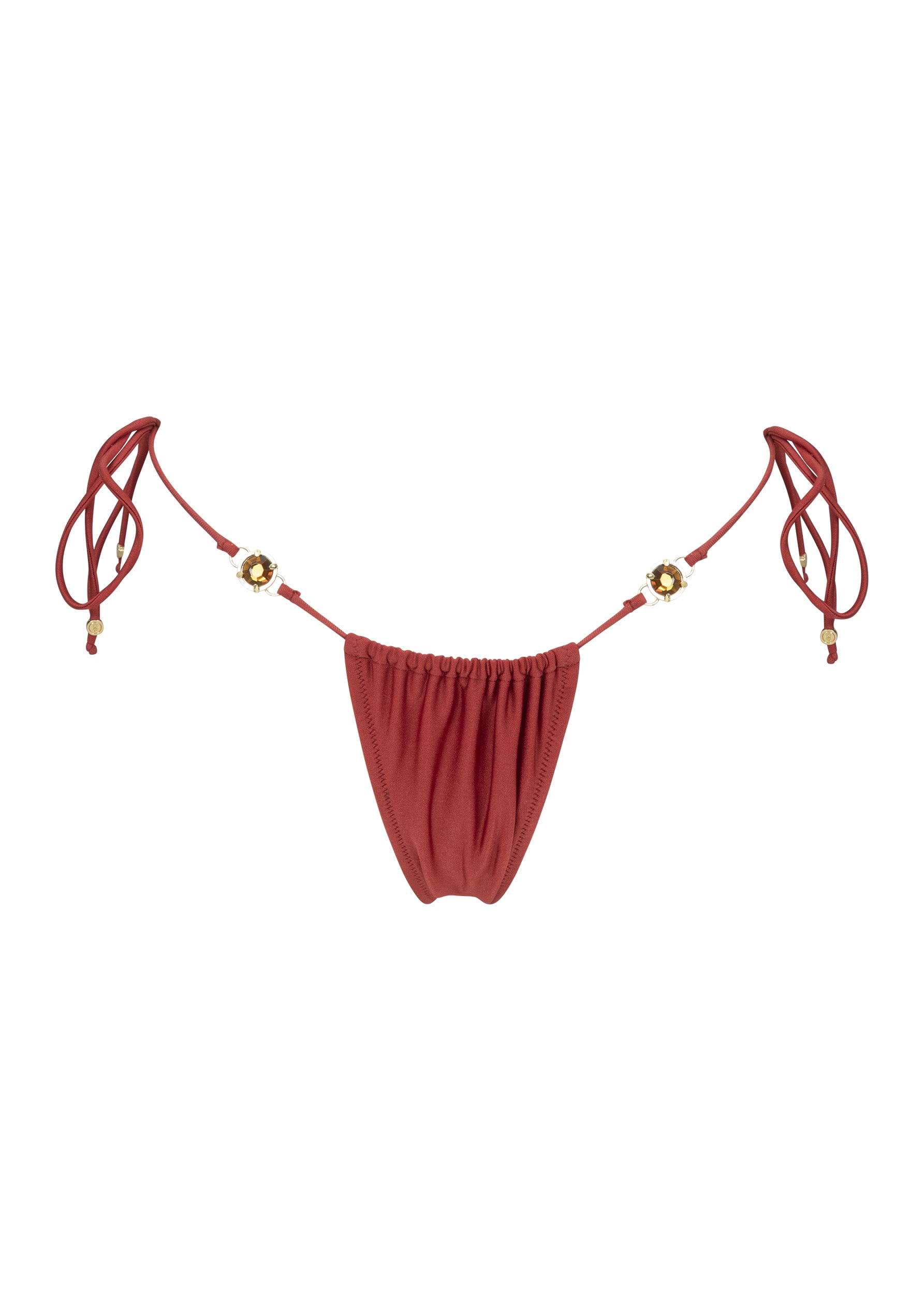 בגדי ים BLOOM CRIMSON - BOTTOM
